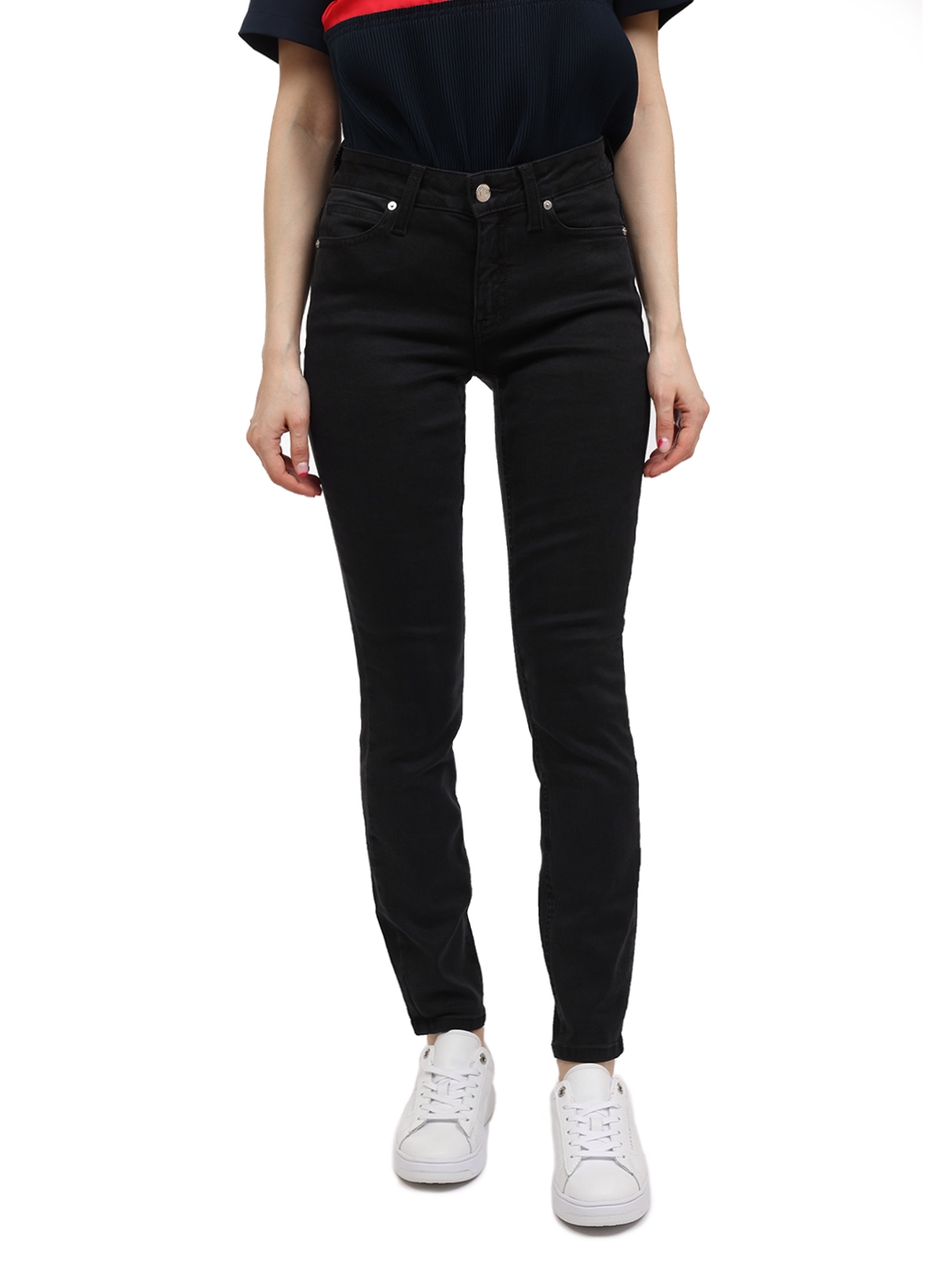 Джинсы Calvin Klein K20K201052 черные женские — купить в интернет-магазине Verdistore