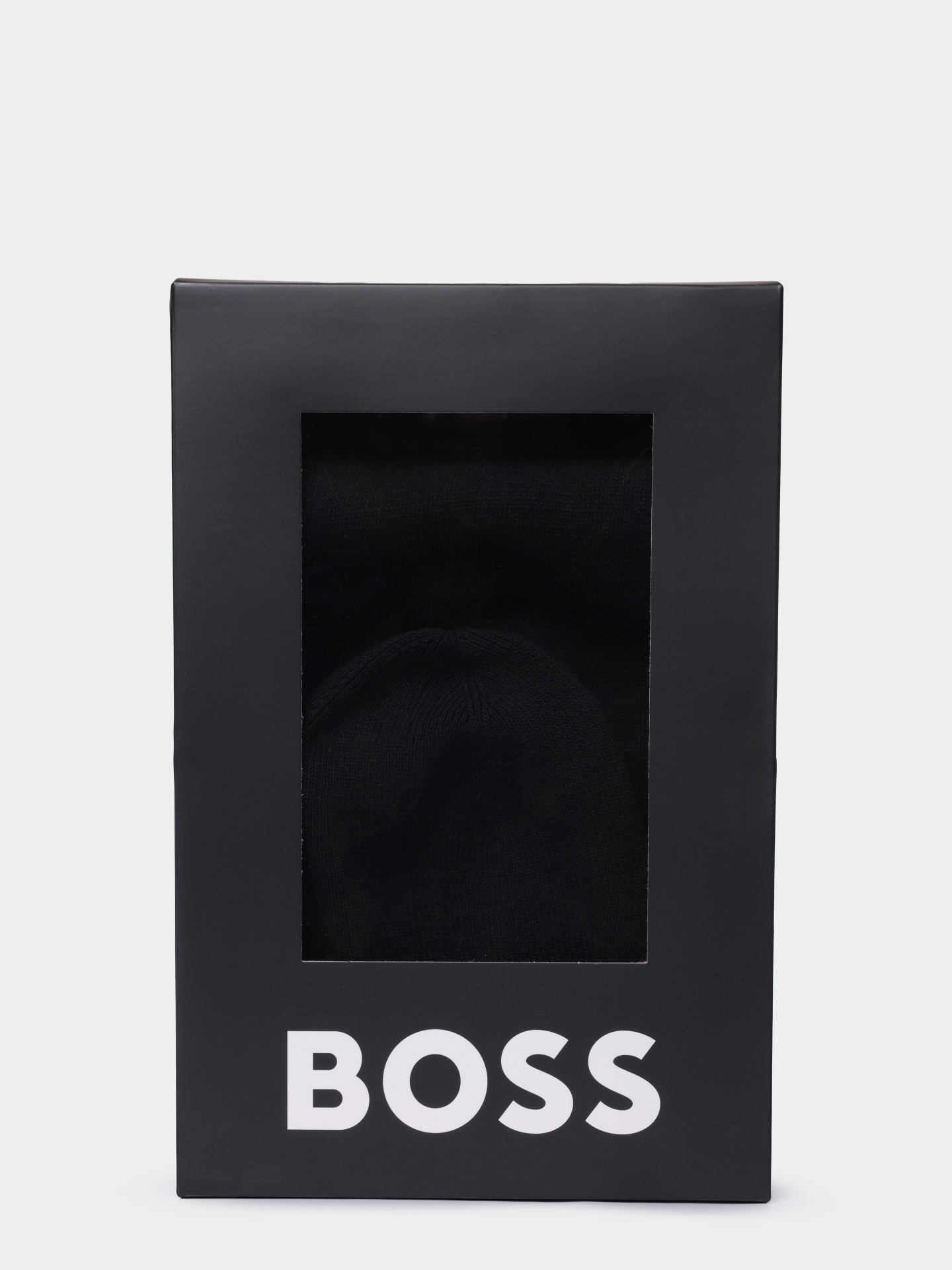 Комплект шапка и шарф Boss Henzo_SET 10274333 01 50551072 001 черный мужской — купить в интернет-магазине Verdistore