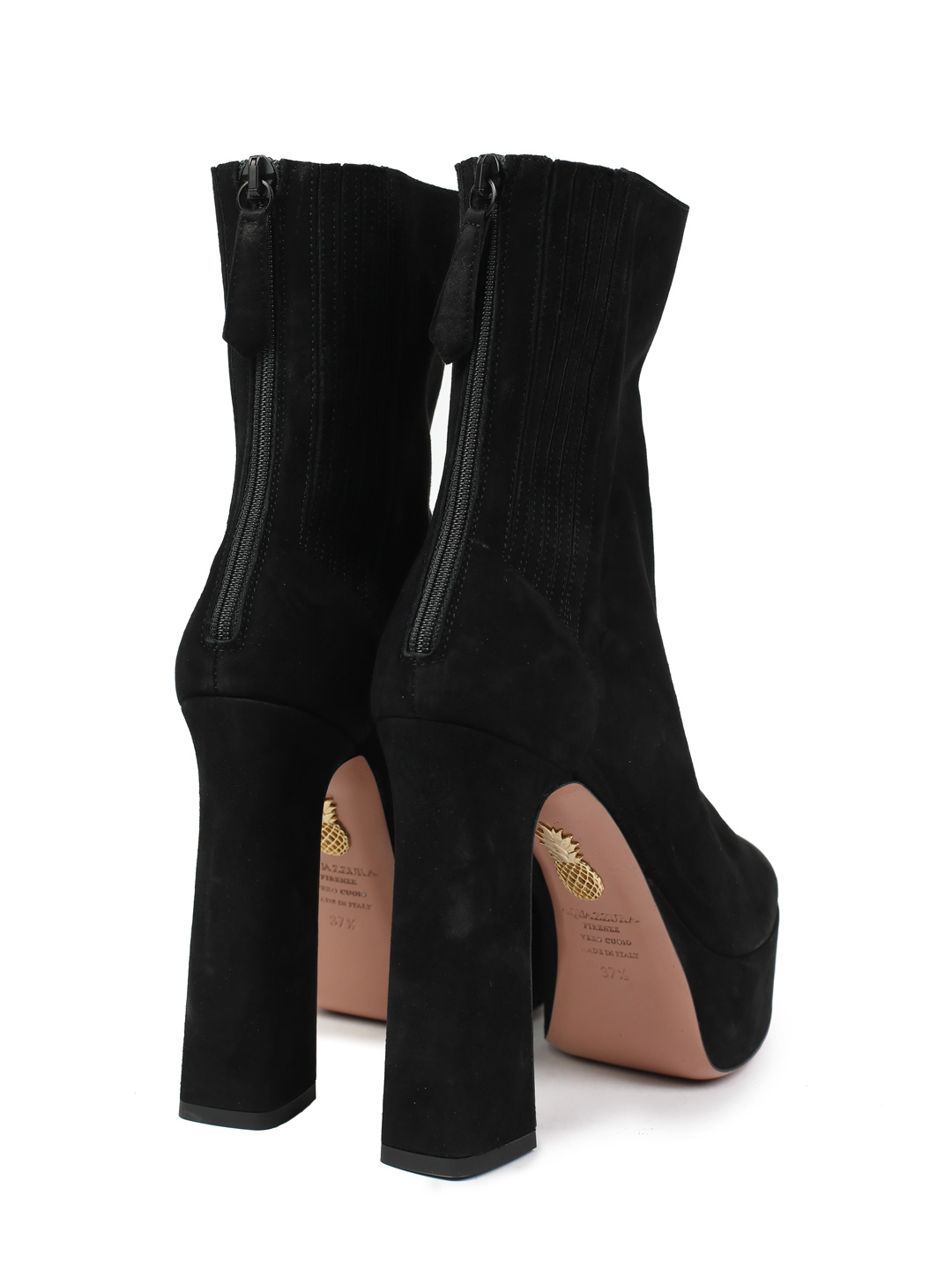 Ботильоны Aquazzura SHOHIGB1 черные женские замшевые — купить в интернет-магазине Verdistore