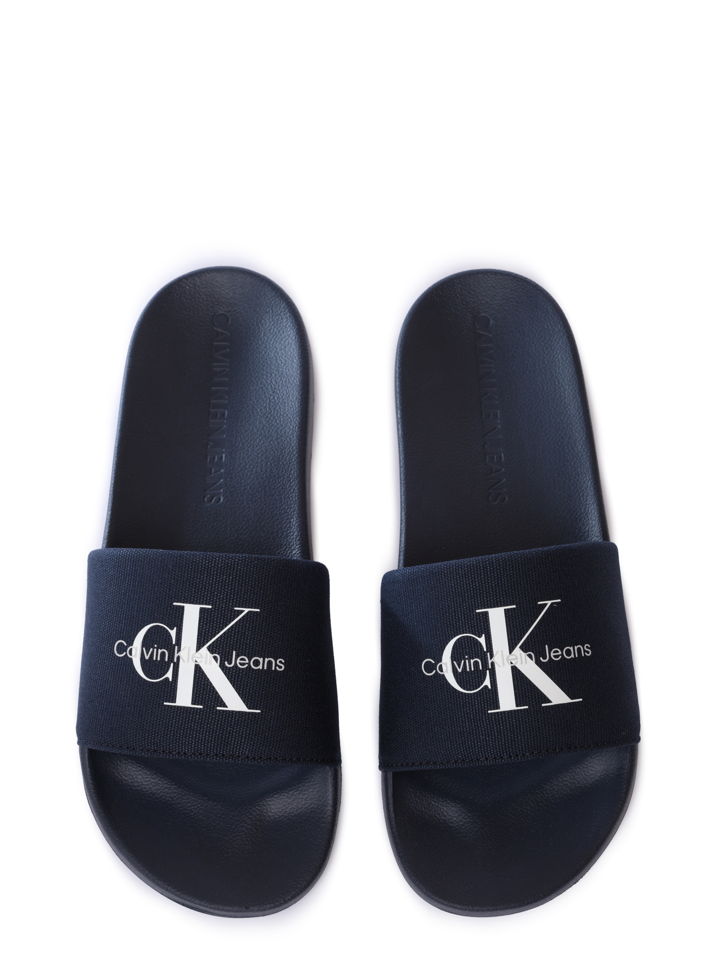 Шлепанцы Calvin Klein YM0YM01271 DW4 темно-синие мужские — купить в интернет-магазине Verdistore