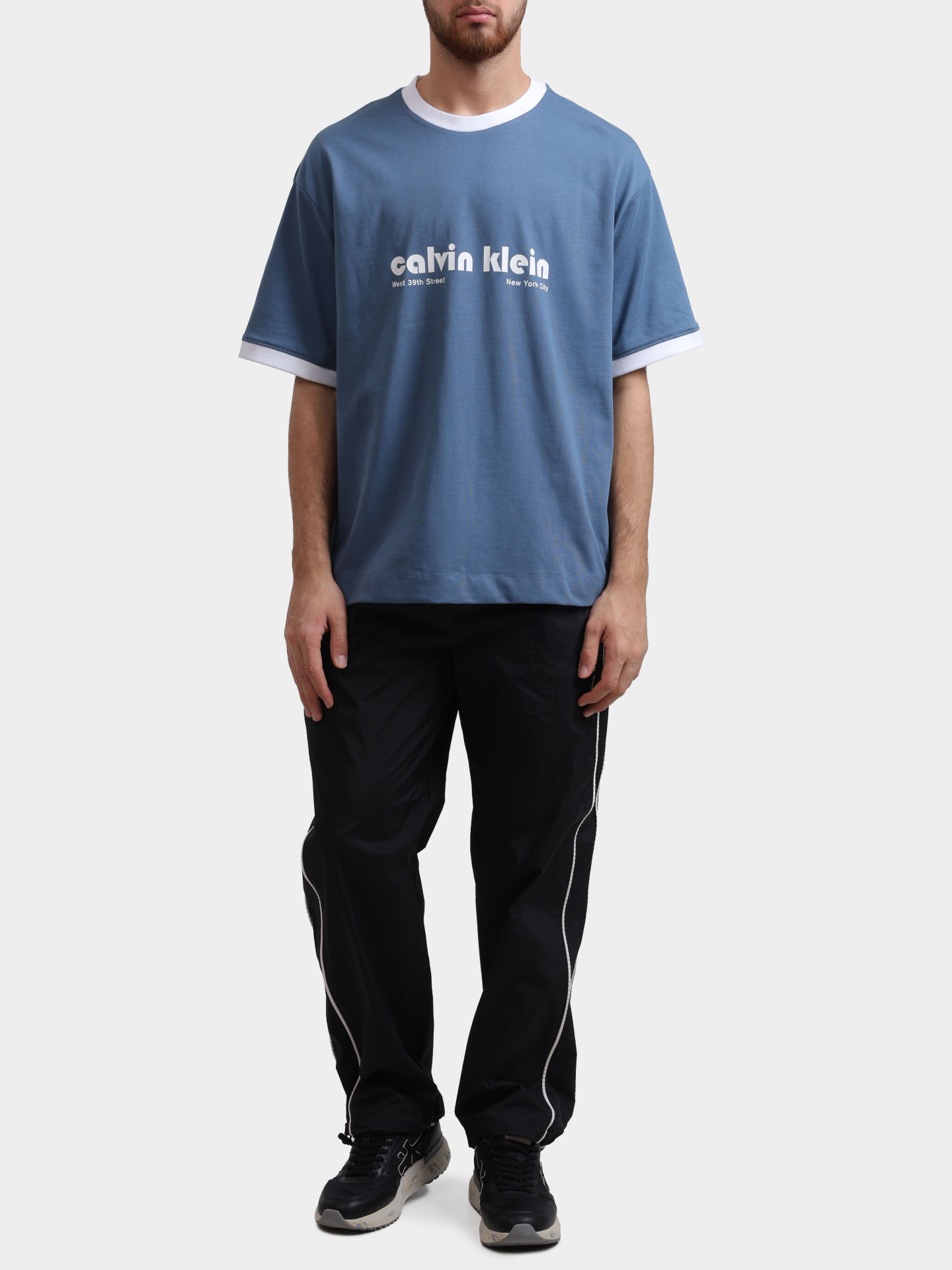 Футболка Calvin Klein Jeans LV04RC244G RNZ хлопковая мужская — купить в интернет-магазине Verdistore