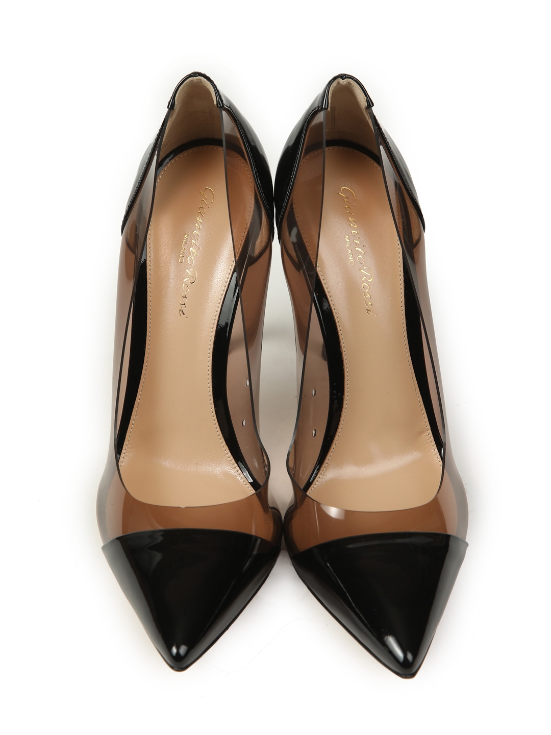Туфли Gianvito Rossi G20140 комбинированные женские — купить в интернет-магазине Verdistore