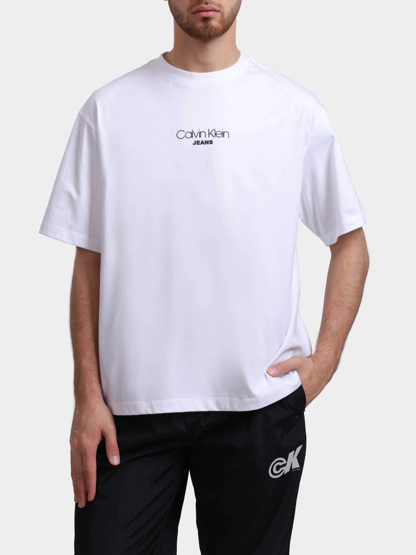 Футболка Calvin Klein Jeans LV04RC851G YAA хлопковая мужская — купить в интернет-магазине Verdistore