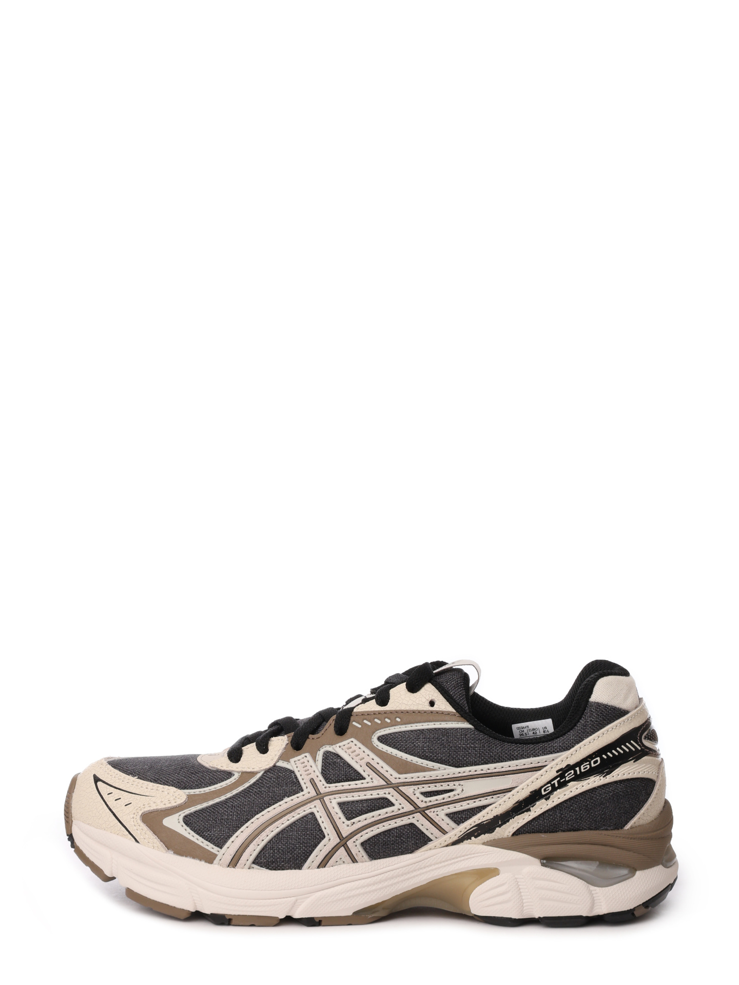 Кроссовки Asics 1203A415 001 серые мужские с бежевыми вставками — купить в интернет-магазине Verdistore