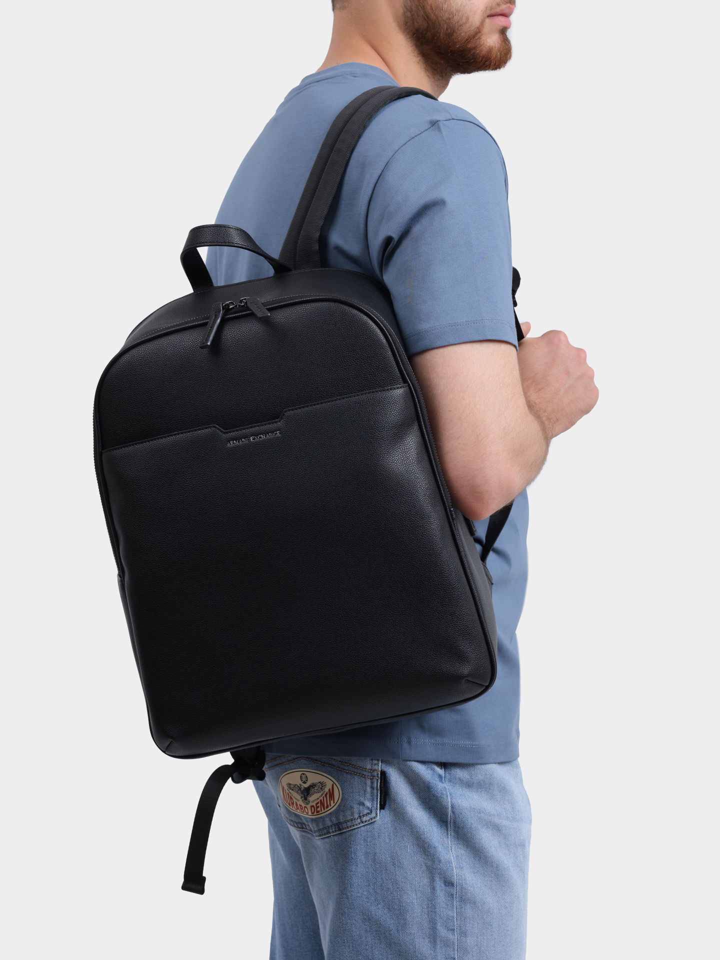 Рюкзак Armani Exchange XM002582 AF22651 UC001 черный мужской из экокожи — купить в интернет-магазине Verdistore