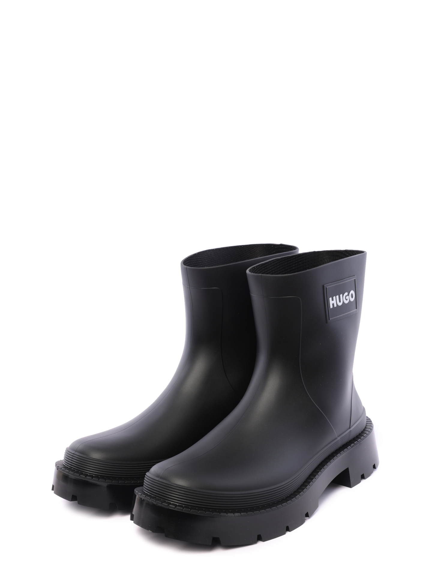 Резиновые полусапоги 50487964 001 черные женские с логотипом — купить в интернет-магазине Verdistore