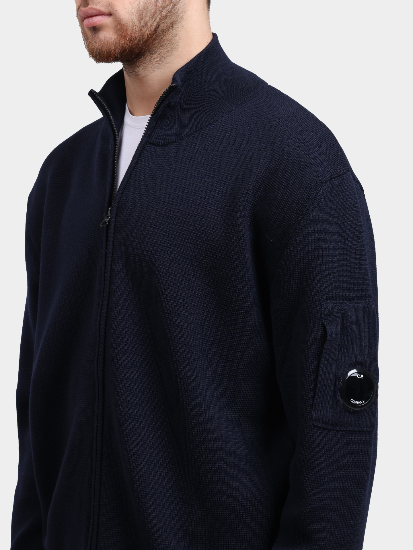 Кардиган C.P. Company 19CMKN202A мужской на молнии — купить в интернет-магазине Verdistore