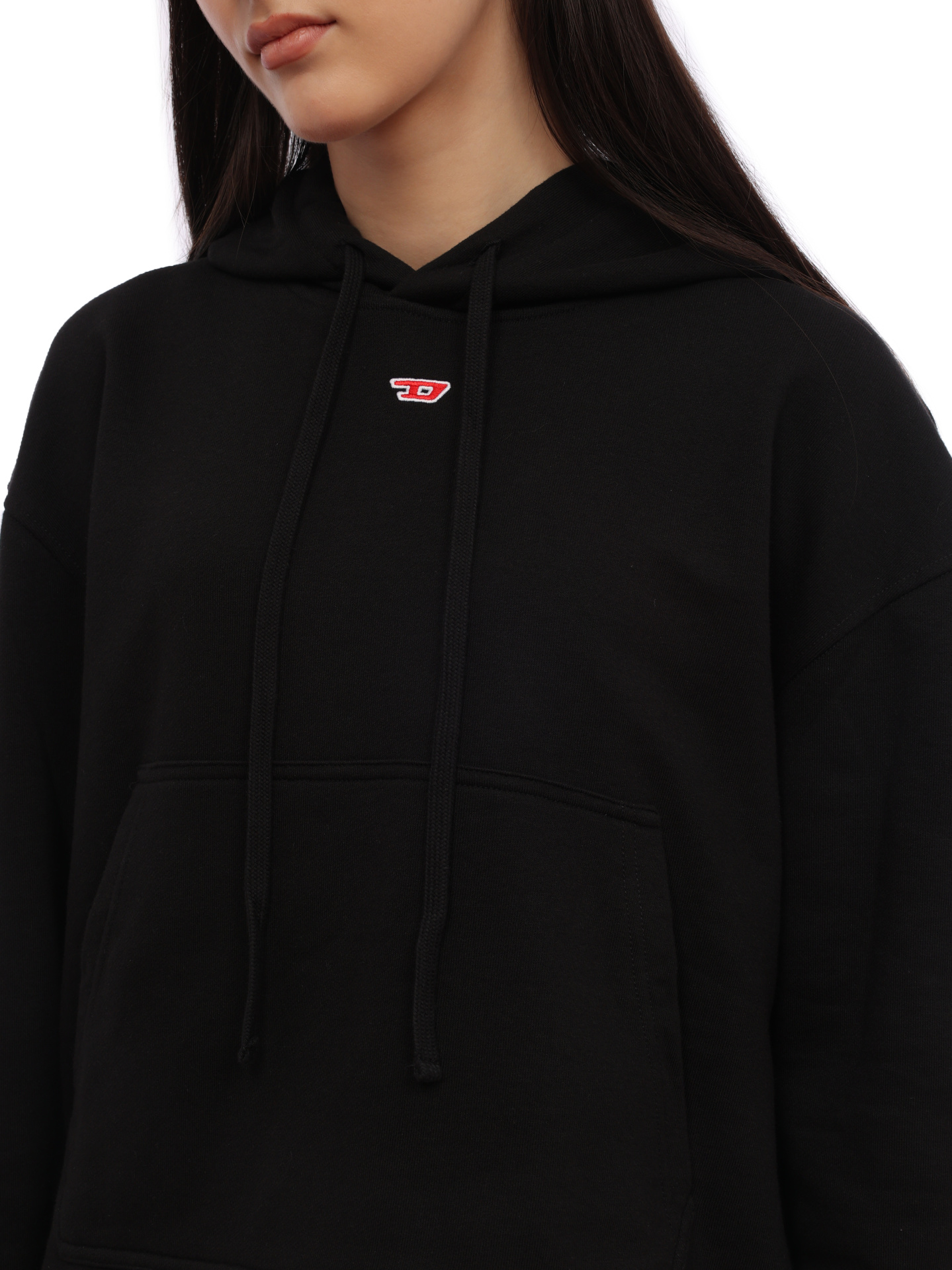 Худи Diesel A103920GRAC9XX черное женское — купить в интернет-магазине Verdistore