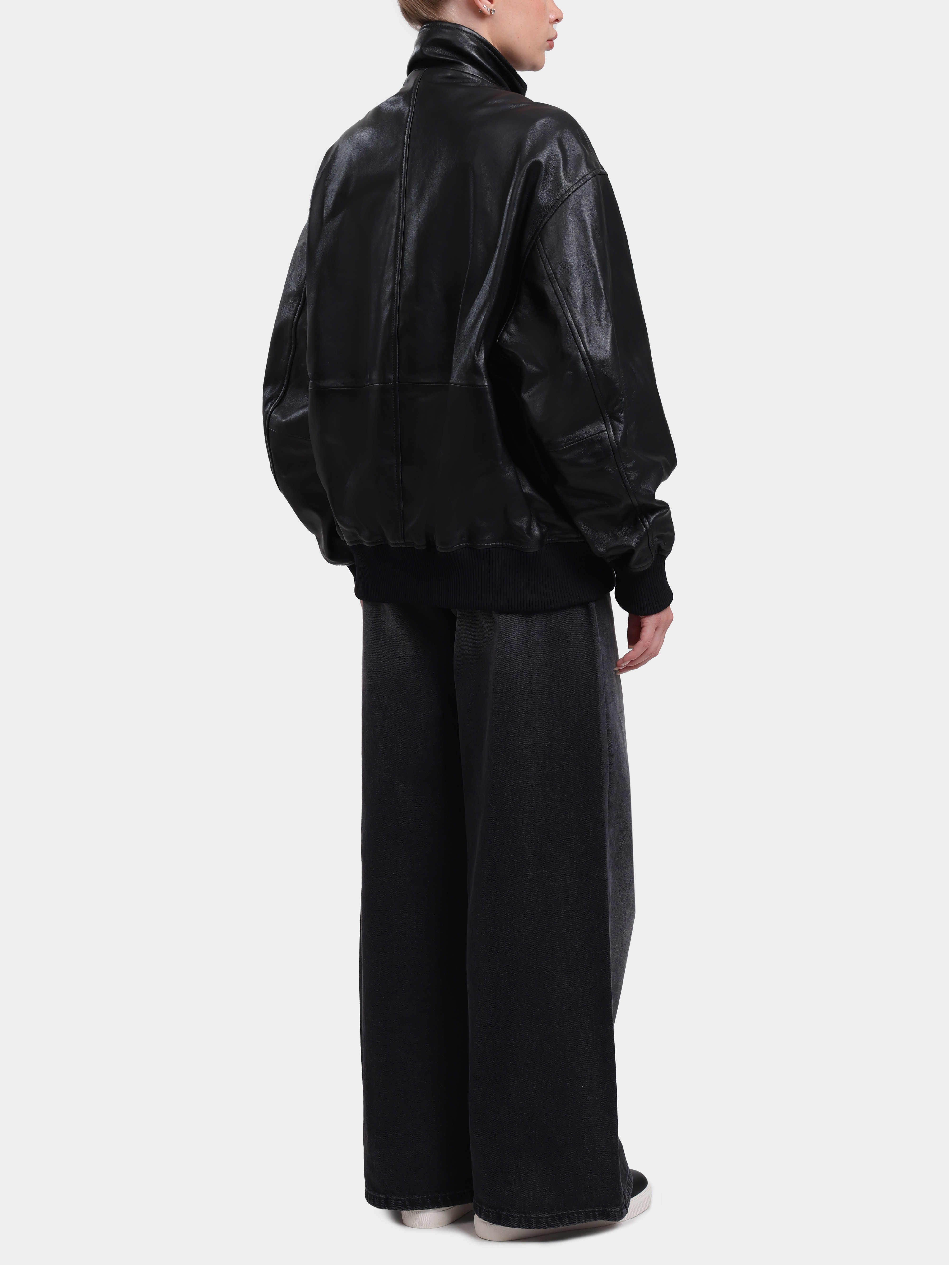 Куртка Liu-Jo BLACK LABEL PF6034 P0409 22222 черная женская из натуральной кожи — купить в интернет-магазине Verdistore