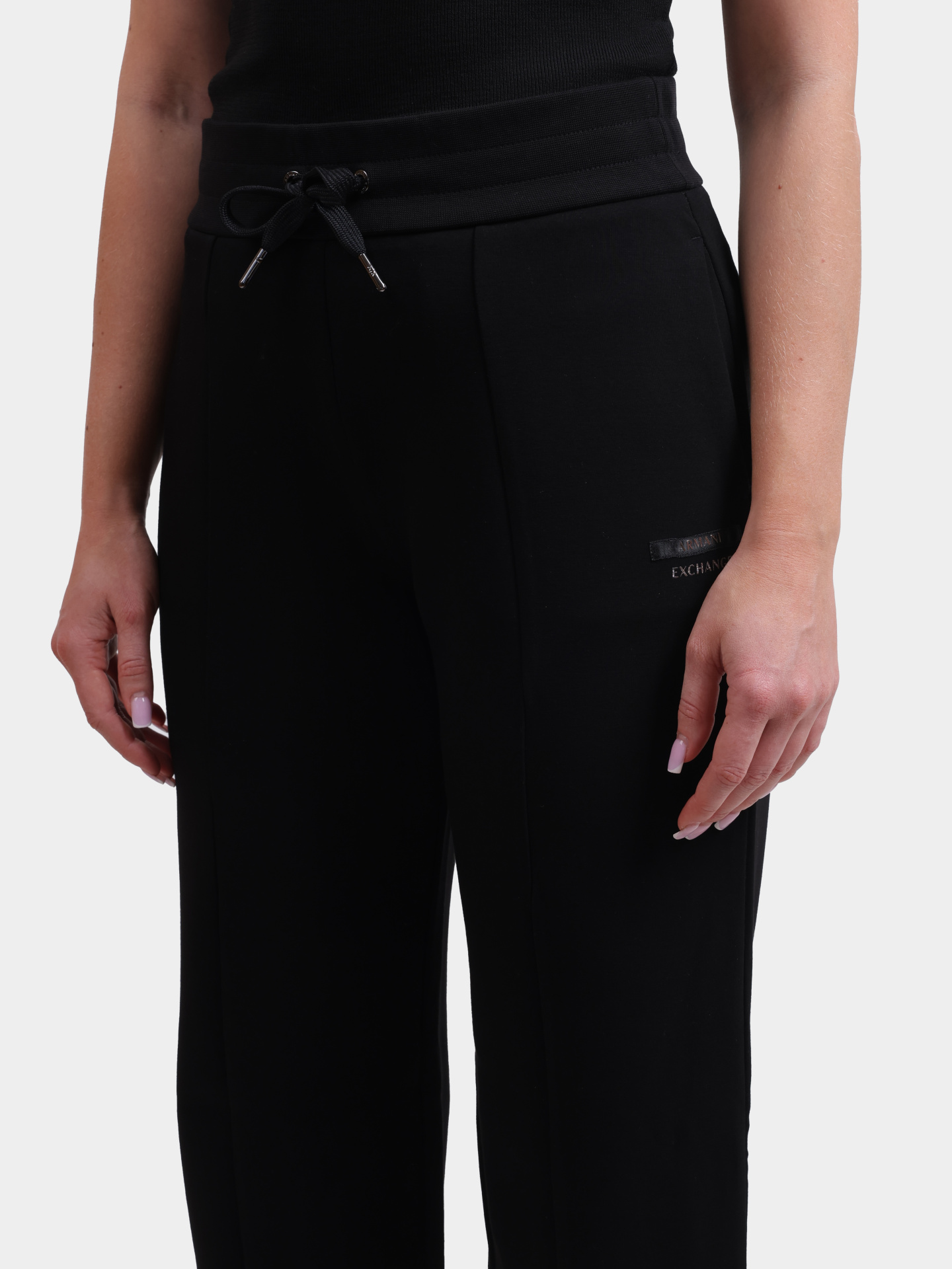 Брюки Armani Exchange XW001289 AF16111 UC001 черные женские — купить в интернет-магазине Verdistore