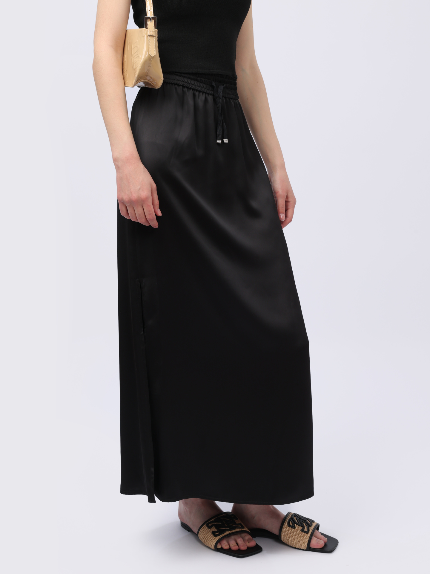 Юбка Herno GN000024D 12506 9300 атласная женская — купить в интернет-магазине Verdistore
