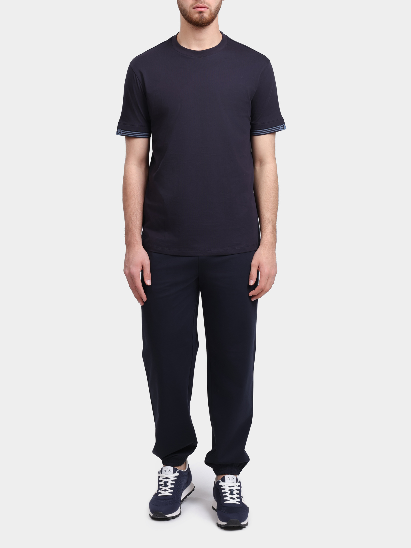 Джоггеры Armani Exchange XM002406 AF24579 UB101 темно-синие мужские — купить в интернет-магазине Verdistore