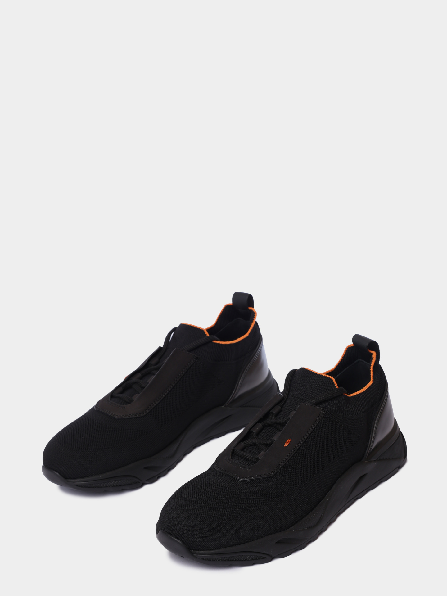 Кроссовки Santoni MBIG21601NERNHODN01 комбинированные мужские — купить в интернет-магазине Verdistore