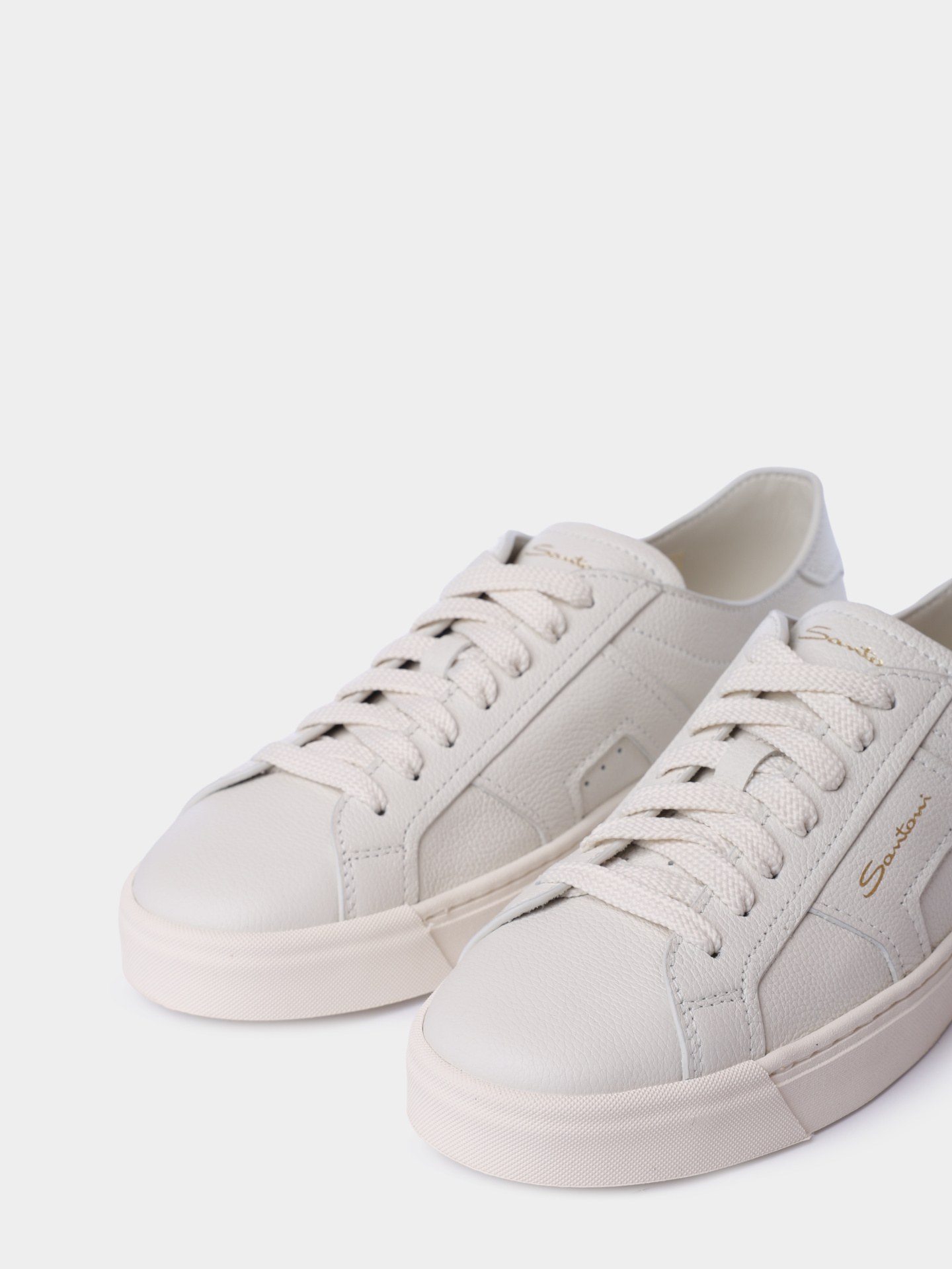 Кеды Santoni WBGG61321PNNTDYII48 кожаные женские — купить в интернет-магазине Verdistore