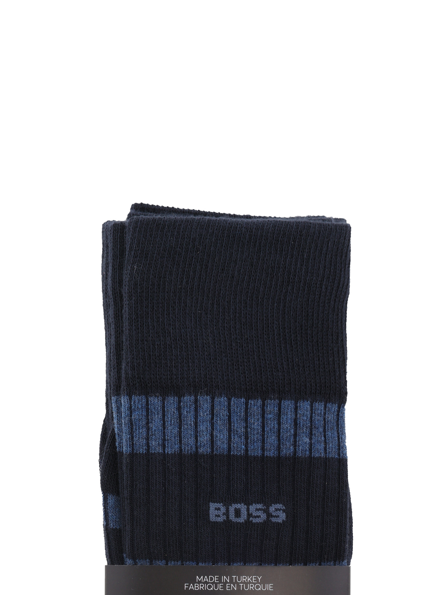 Носки Boss 50495978 401 темно-синие мужские с синими полосами — купить в интернет-магазине Verdistore