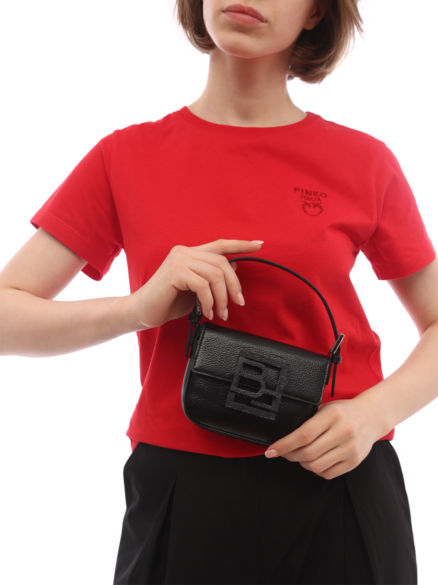 Сумка By Far 22CRALFOBLGGSMA BL черная женская из кожи — купить в интернет-магазине Verdistore