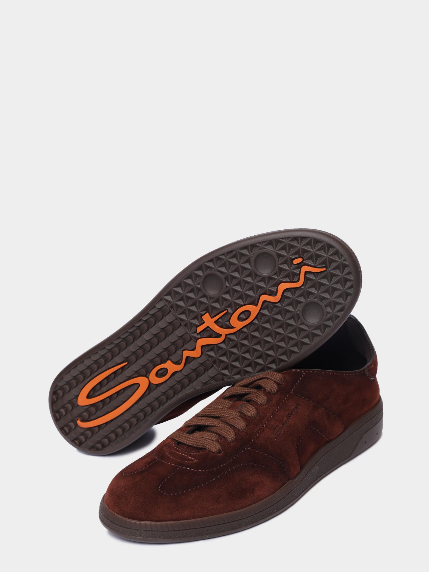 Кеды Santoni WBPG61415DKTTTYDS26 замшевые женские — купить в интернет-магазине Verdistore