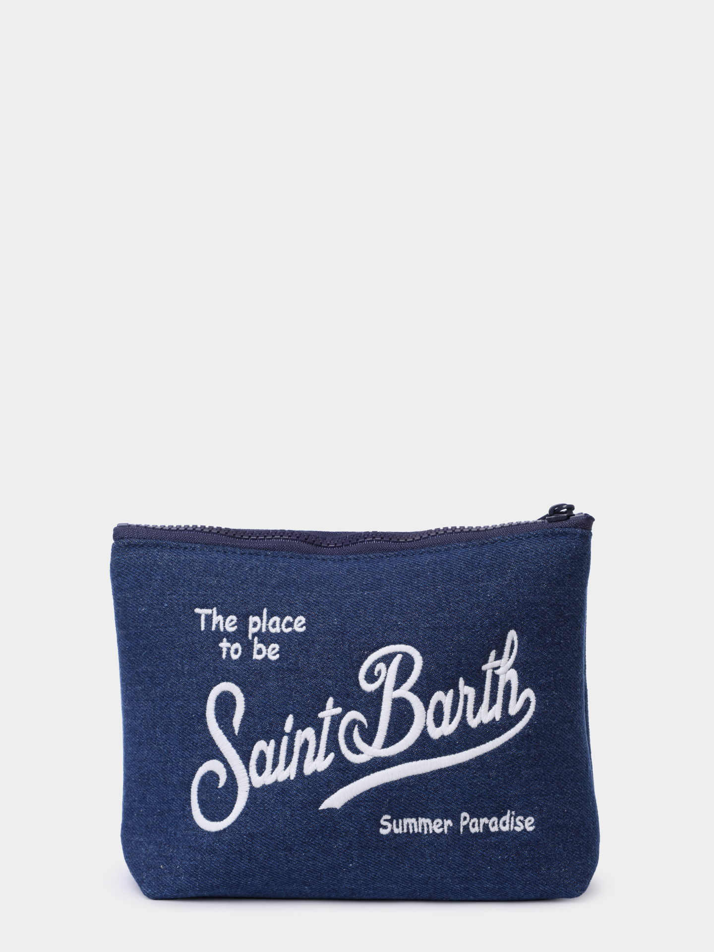 Косметичка ALIN0001 emb синяя хлопковая — купить в интернет-магазине Verdistore