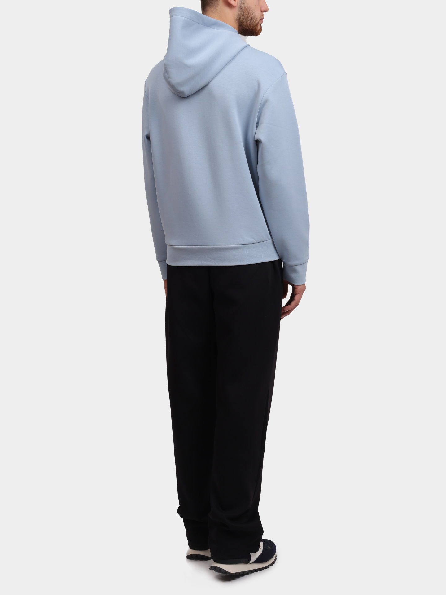 Худи Armani Exchange XM000482 AF10818 U9287 голубое мужское — купить в интернет-магазине Verdistore