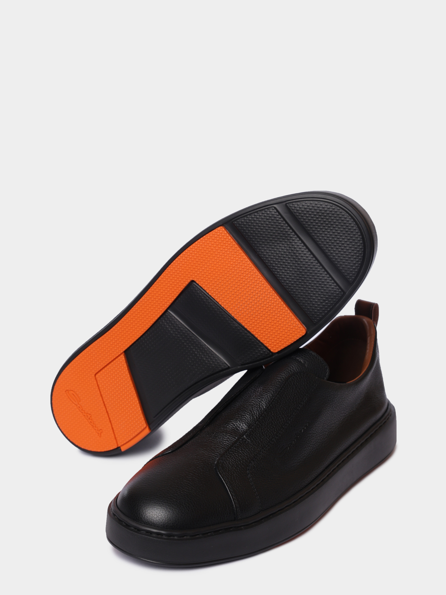 Кеды Santoni MBCG21995NEATLLDN01 кожаные мужские — купить в интернет-магазине Verdistore