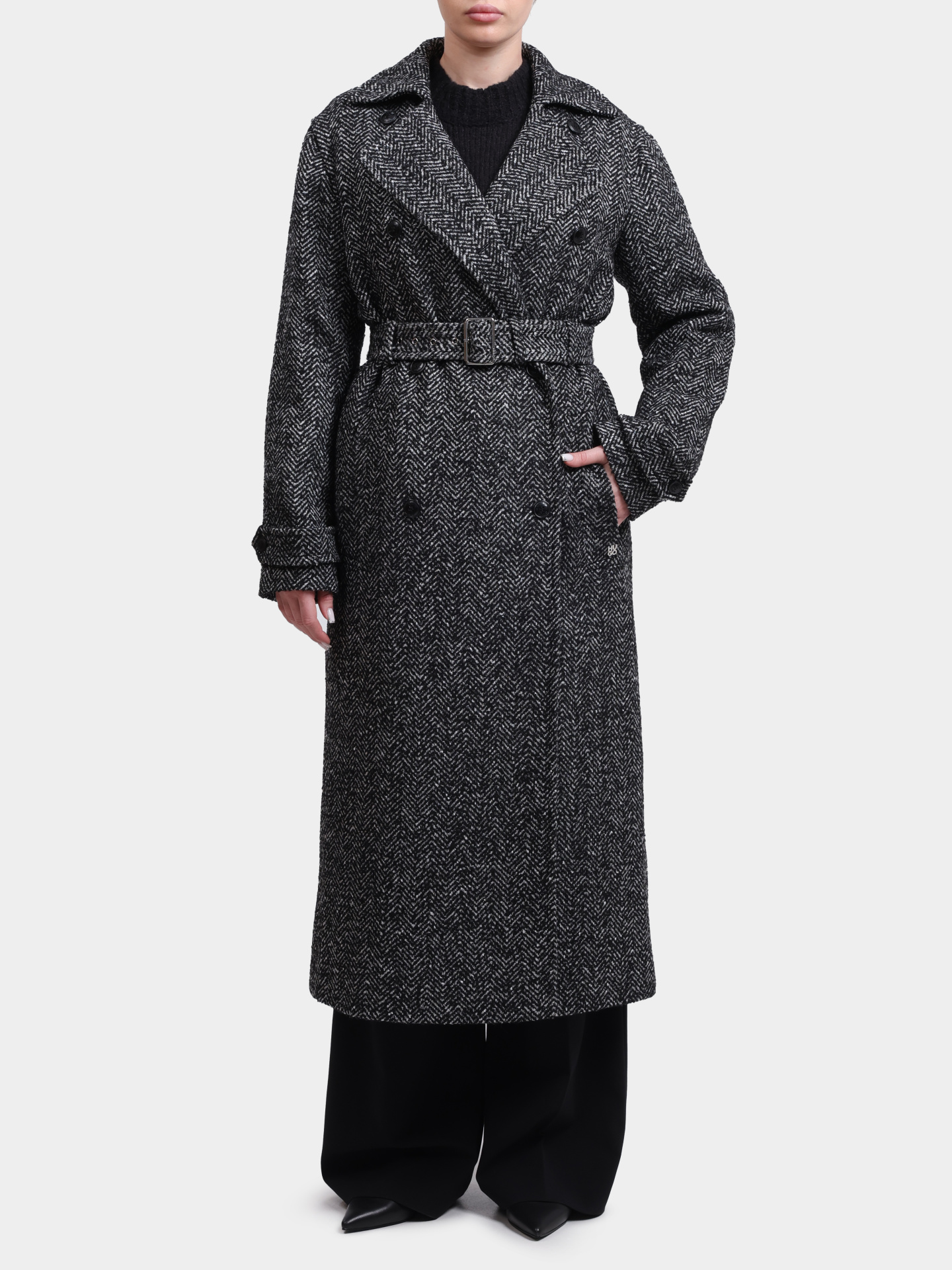 Пальто Martinu 10273899 01 50547835 962 серое женское — купить в интернет-магазине Verdistore