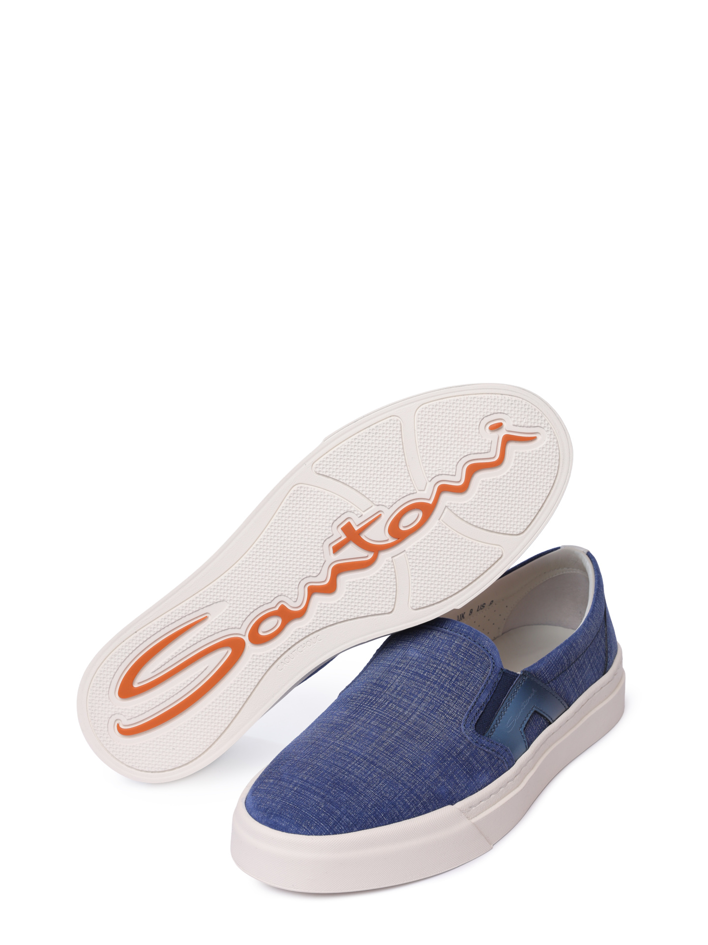 Слипоны Santoni MBGG21946PNNGFCTU45 замшевые мужские — купить в интернет-магазине Verdistore