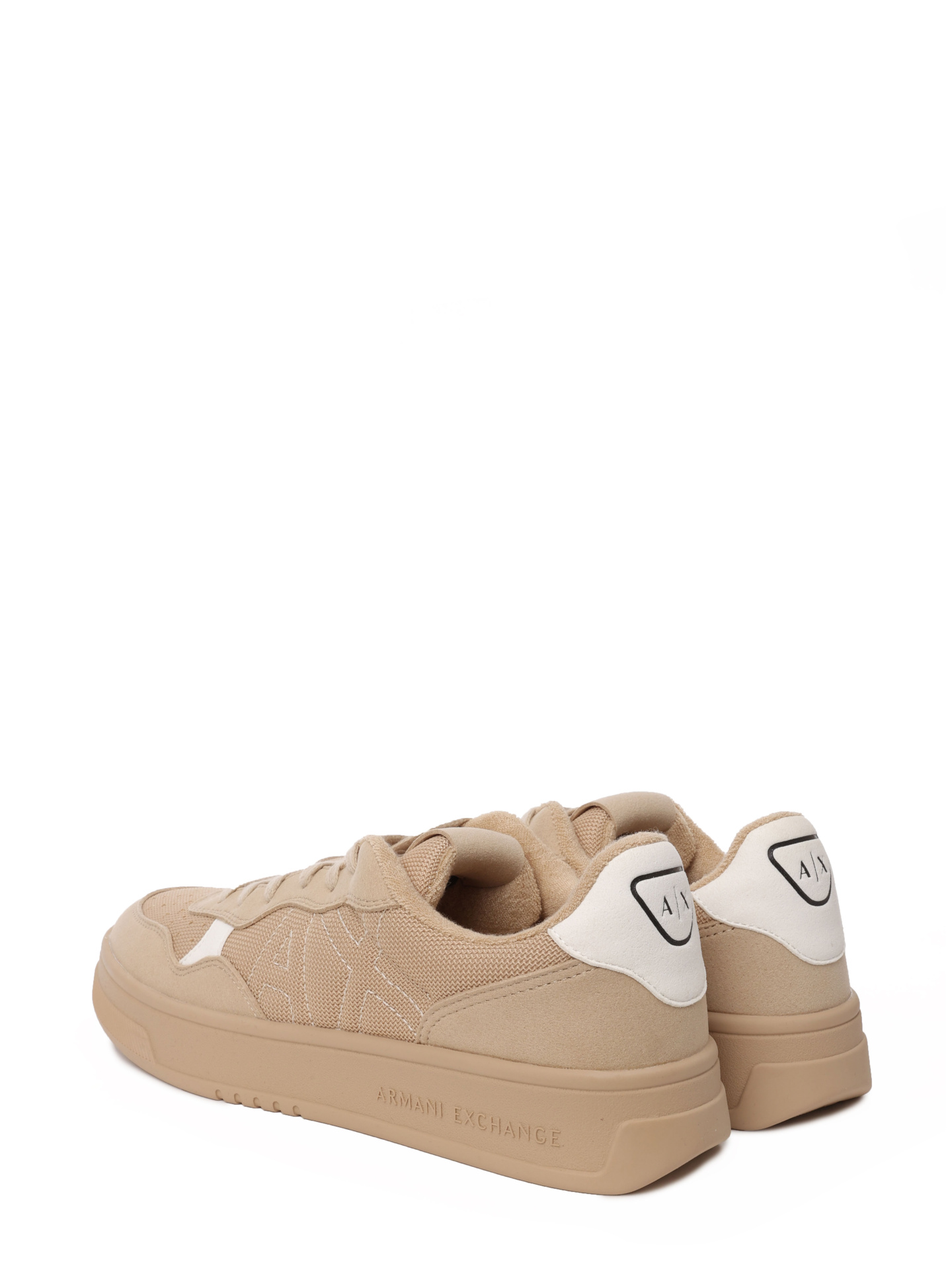 Кеды Armani Exchange XUX148 XV804 00117 бежевые мужские — купить в интернет-магазине Verdistore