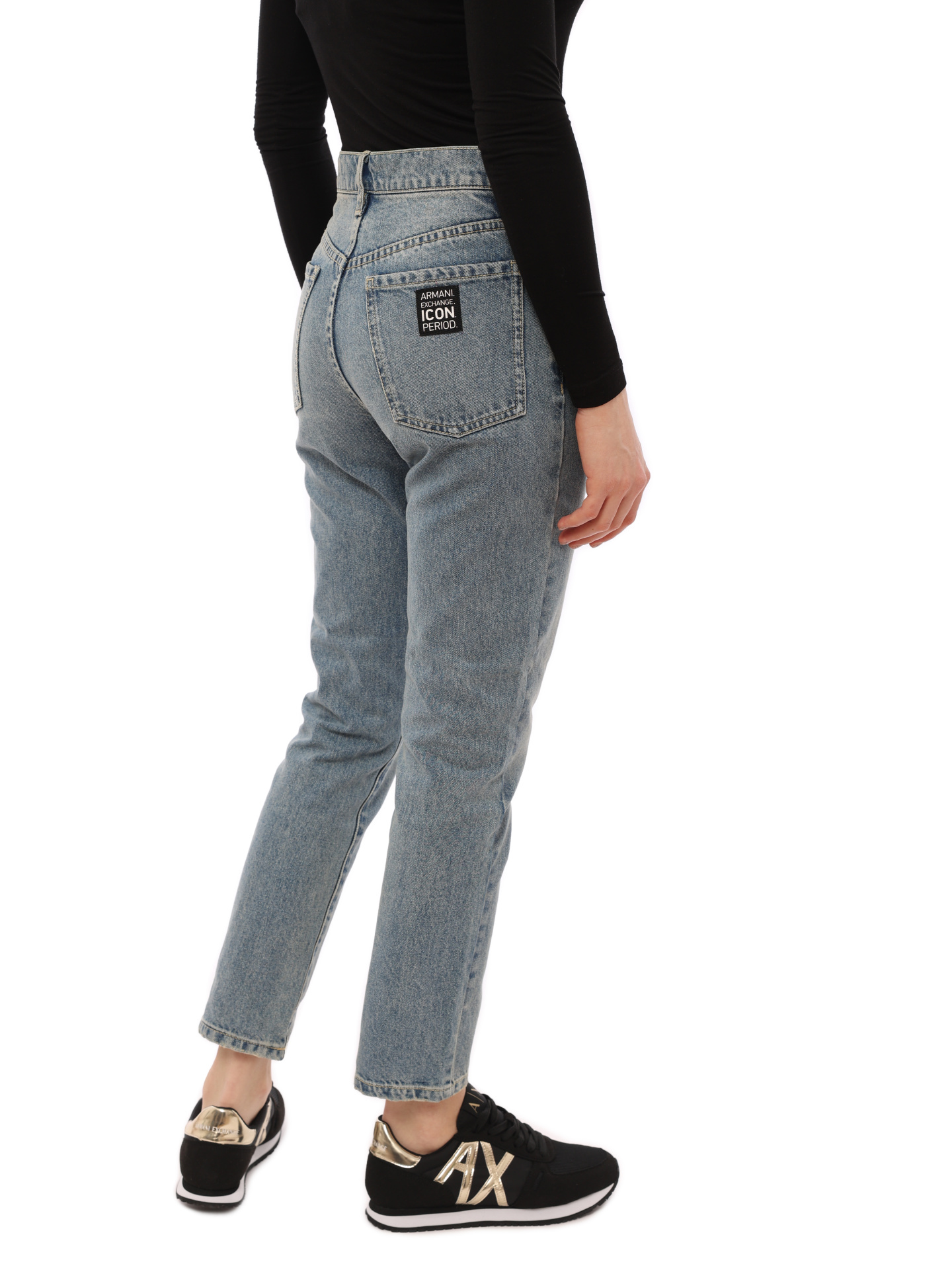 Джинсы Armani Exchange 8NYJ51 Y2AAZ 150A голубые женские — купить в интернет-магазине Verdistore