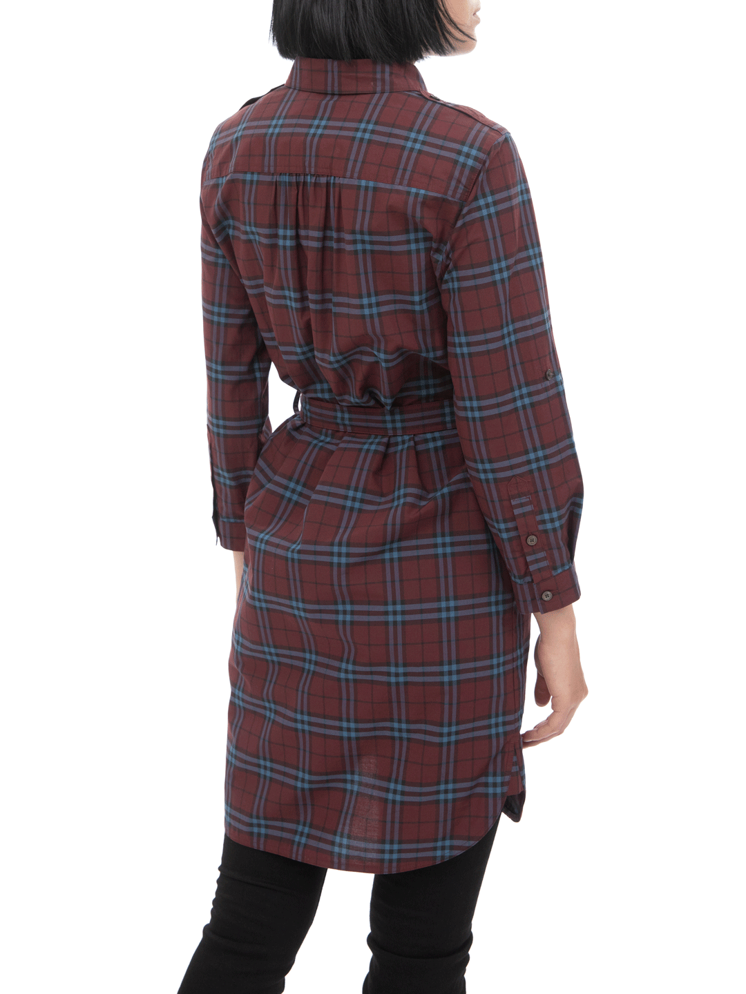 Платье Burberry 4066179 хлопковое женское в клетку — купить в интернет-магазине Verdistore
