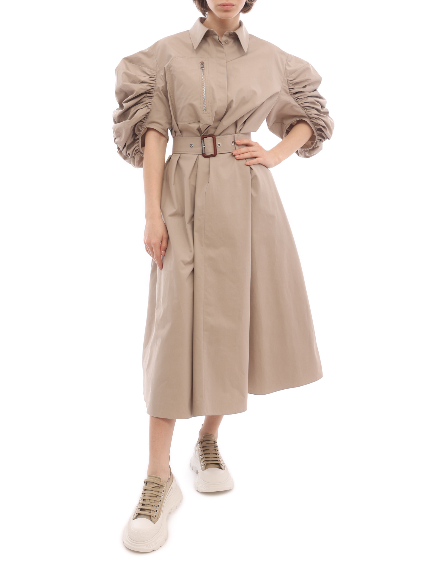 Платье Alexander McQueen 696833 QAAAY 8009 хлопковое женское — купить в интернет-магазине Verdistore