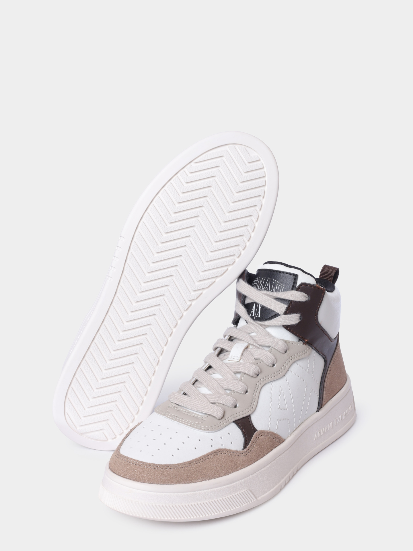 Кеды Armani Exchange XUZ040 XV763 T041 комбинированные мужские — купить в интернет-магазине Verdistore