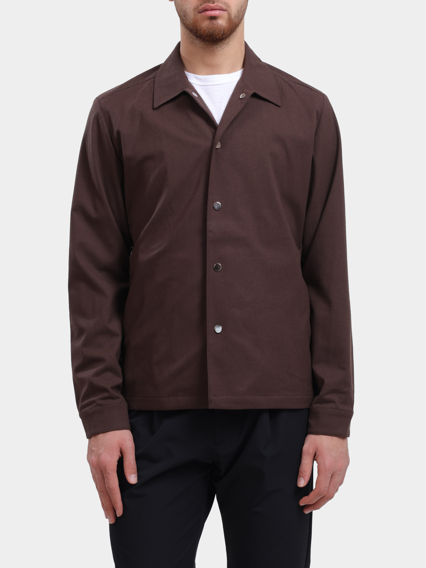 Рубашка PAUL 8425004 004 коричневая мужская — купить в интернет-магазине Verdistore