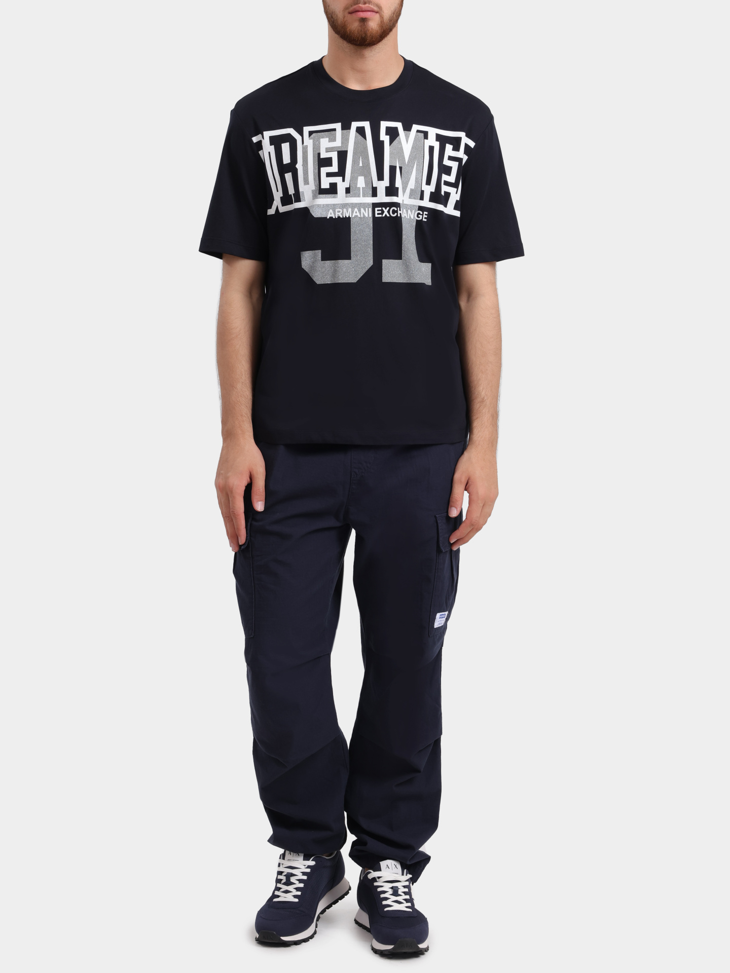 Футболка Armani Exchange XM002488 AF10358 UB101 хлопковая мужская — купить в интернет-магазине Verdistore