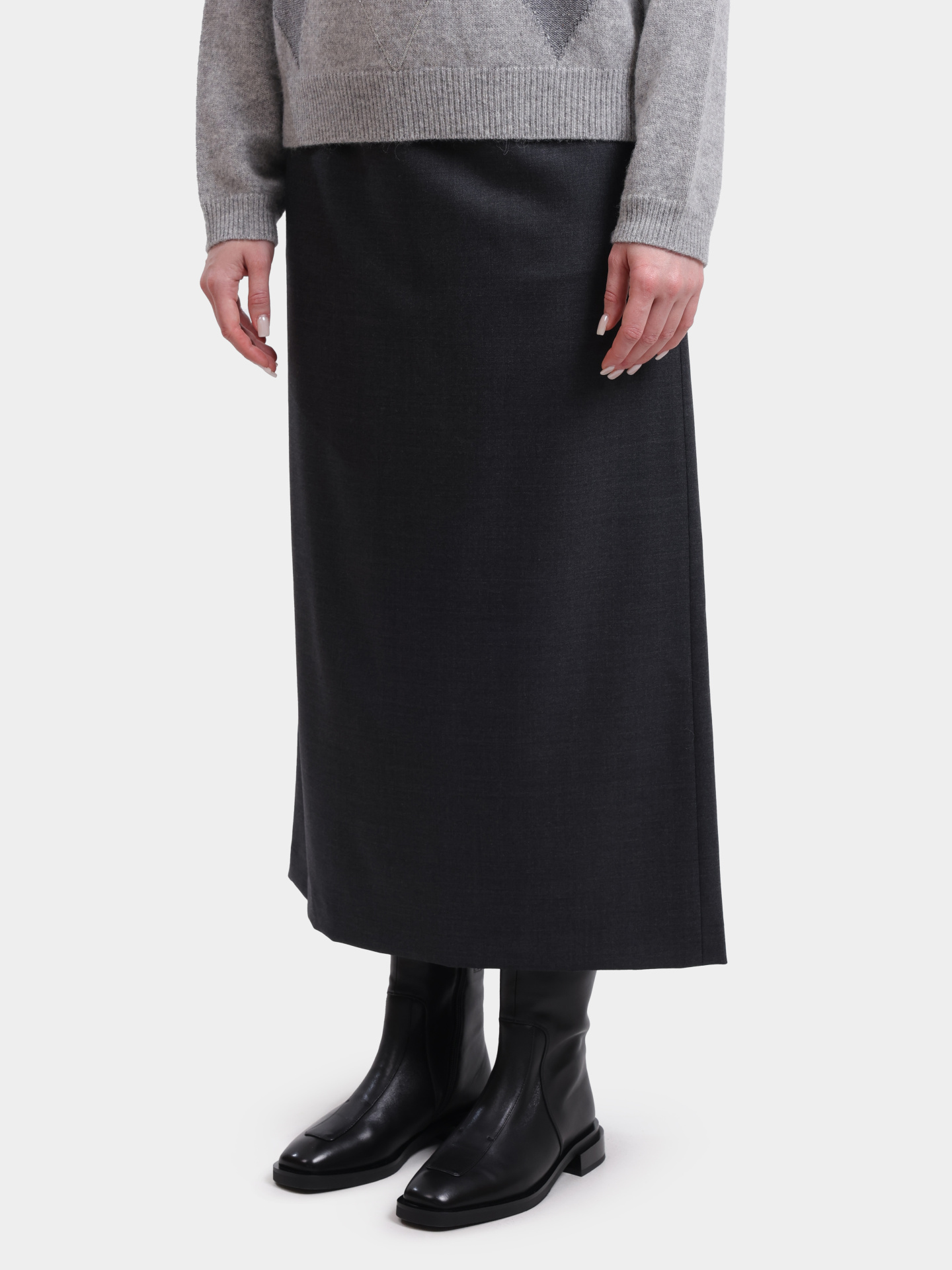 Юбка GN000094D 33453 9487 темно-серая женская  — купить в интернет-магазине Verdistore