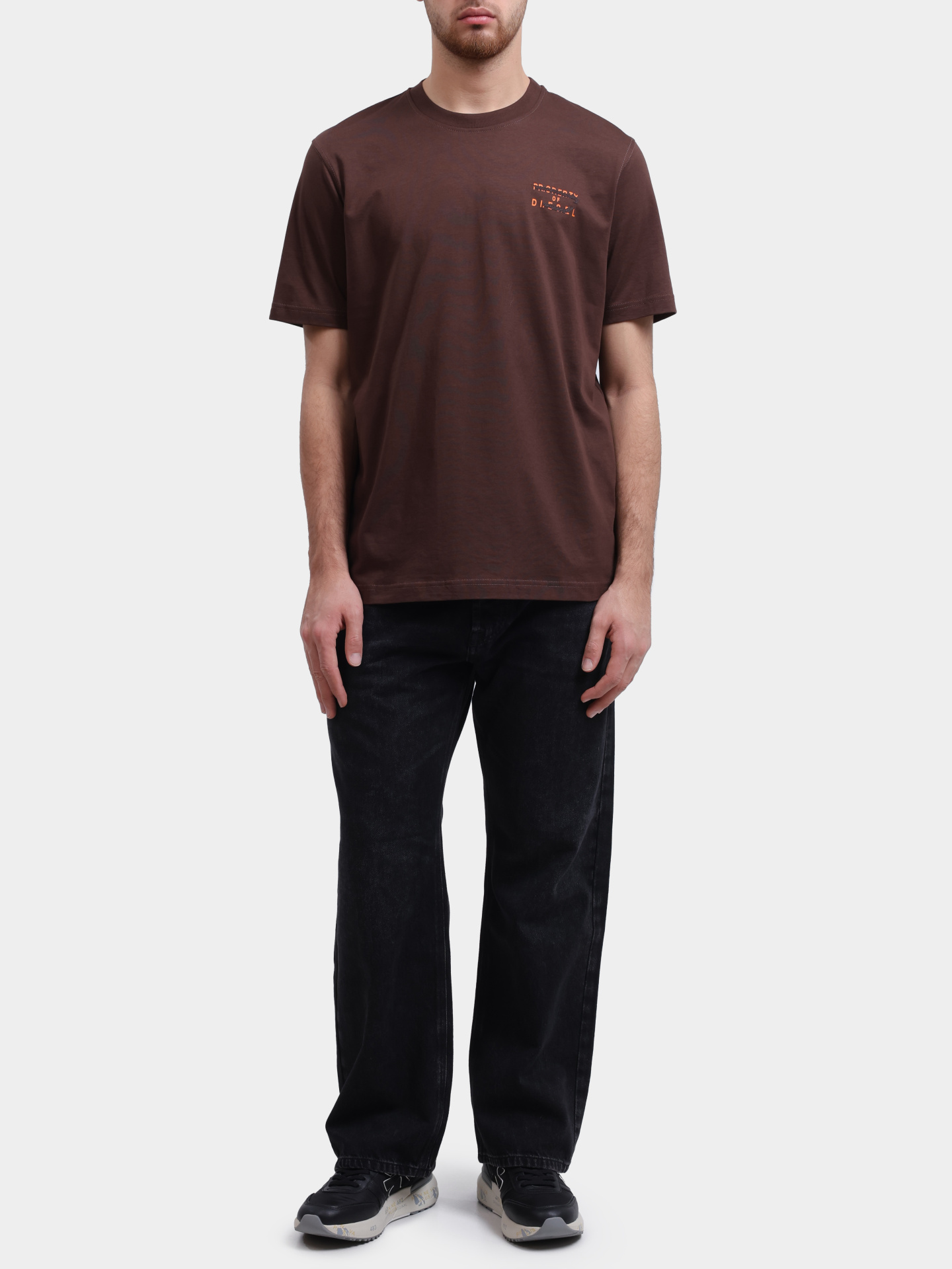 Футболка Diesel A209620QIAM7FG хлопковая мужская — купить в интернет-магазине Verdistore