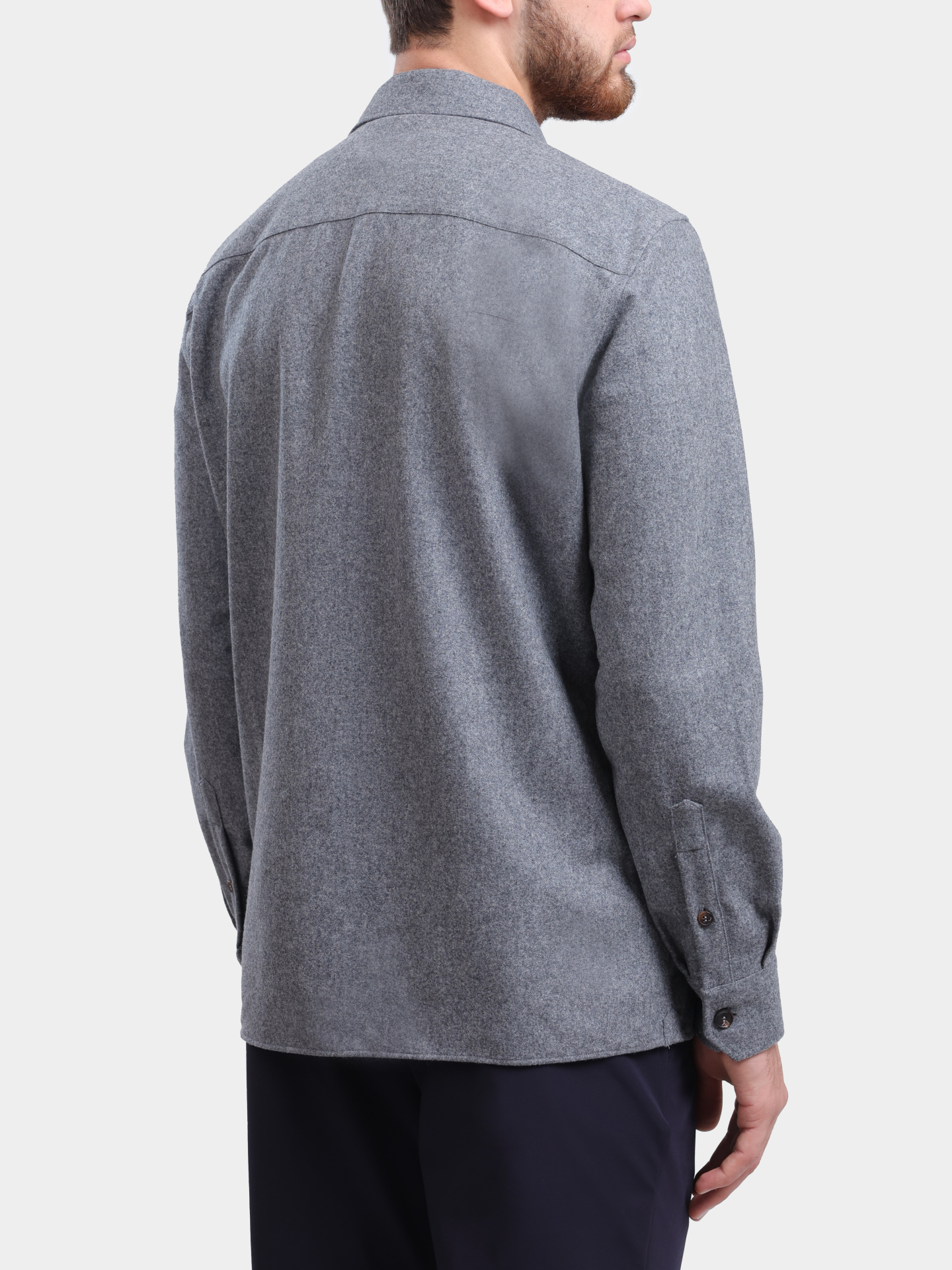 Рубашка Brunello Cucinelli M038P0720 C003 шерстяная мужская — купить в интернет-магазине Verdistore