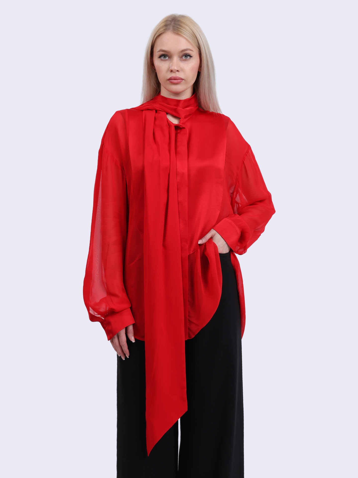 Рубашка Pinko 104713 A2CO R49 красная женская — купить в интернет-магазине Verdistore