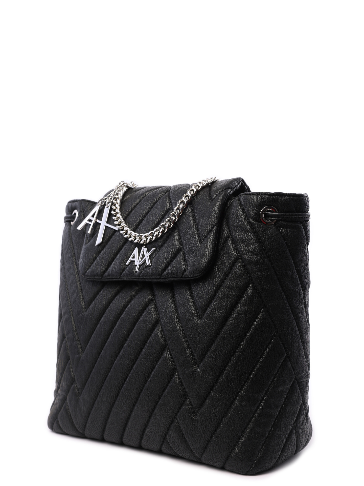 Рюкзак Armani Exchange 942934 2F745 00020 черный женский стеганый — купить в интернет-магазине Verdistore