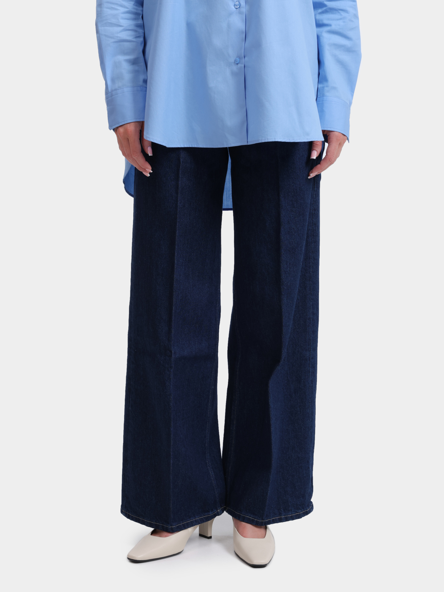 Джинсы Calvin Klein K20K20825332 1AQ темно-синие женские — купить в интернет-магазине Verdistore