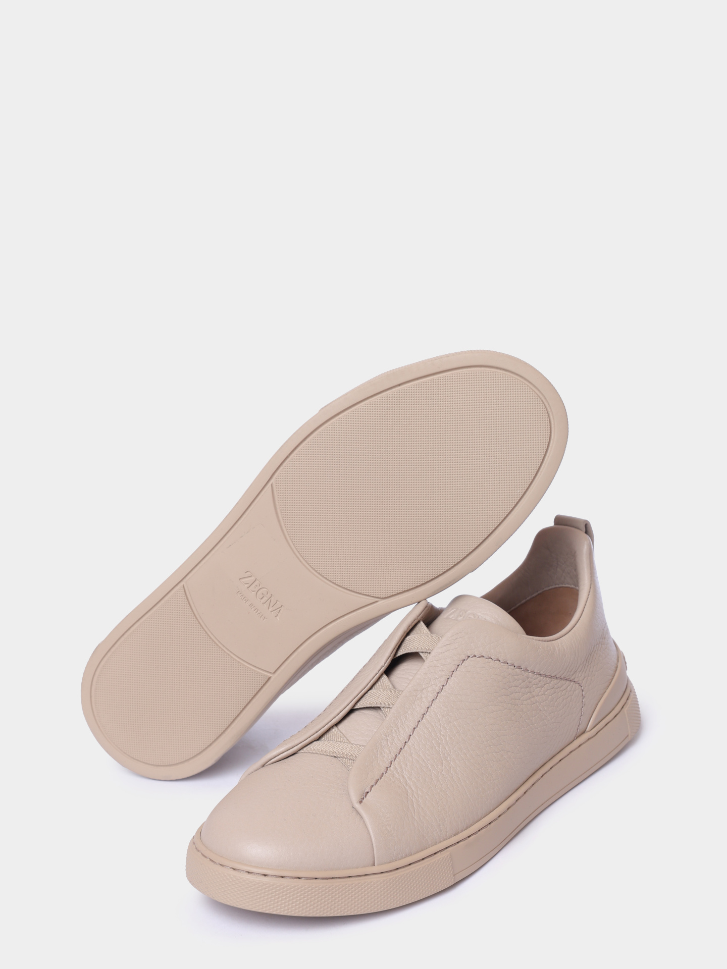 Кеды LHCVO S4667Z DIN мужские бежевые кожаные — купить в интернет-магазине Verdistore