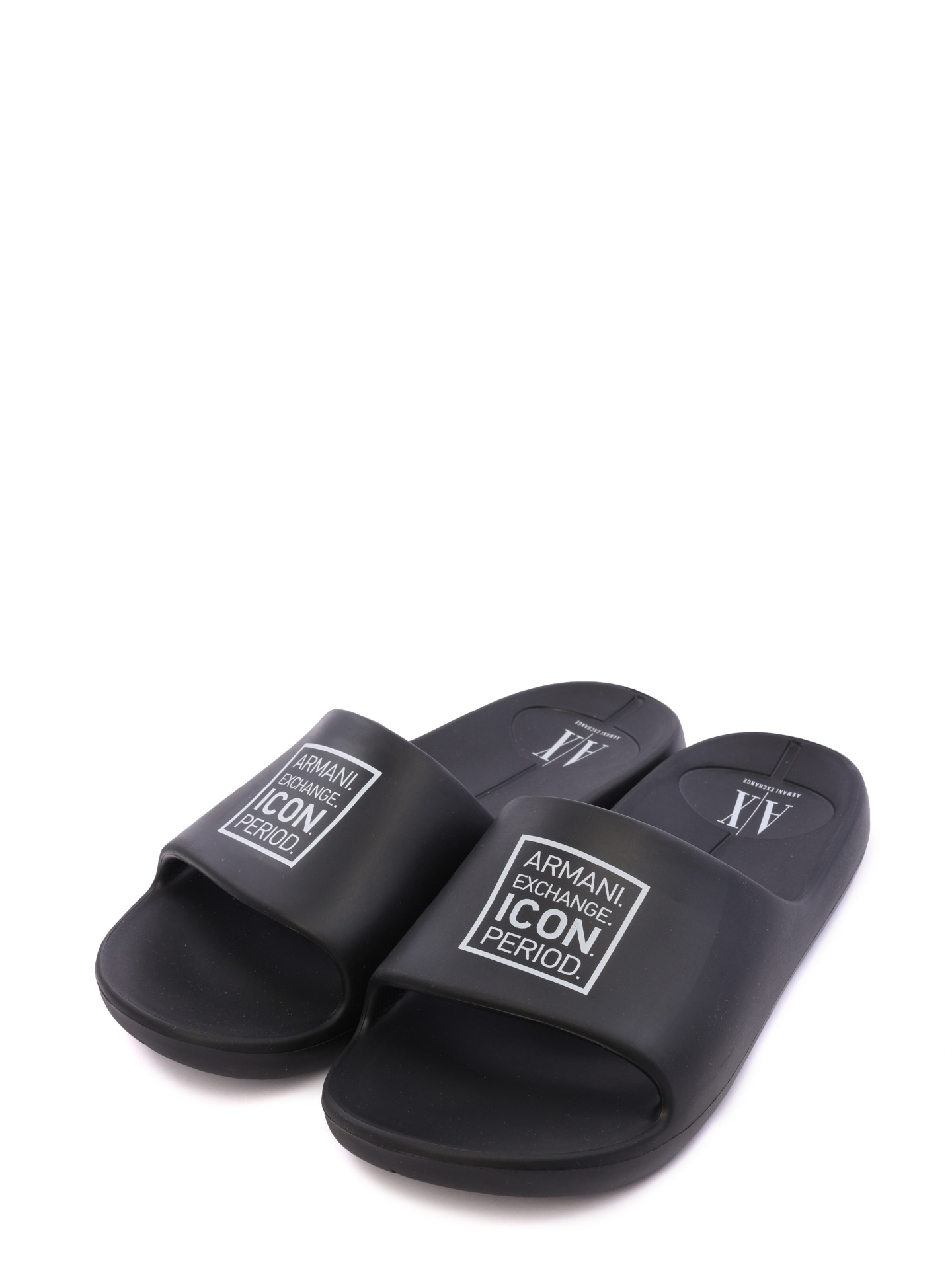 Шлепанцы Armani Exchange XDP038 XV703 00002 черные женские  — купить в интернет-магазине Verdistore