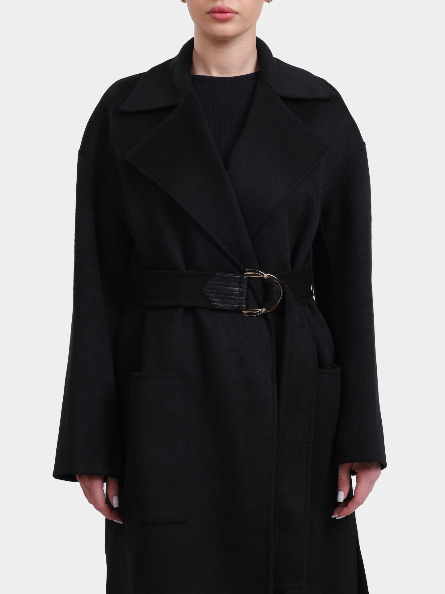 Пальто CF5283 T4627 22222 черное женское — купить в интернет-магазине Verdistore