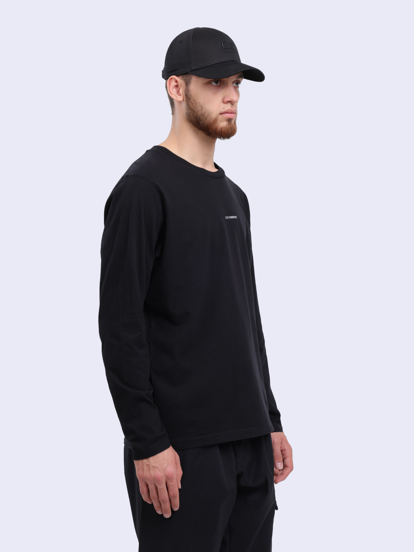 Лонгслив C.P. Company 17CMTS284A-005870G 999 черный мужской — купить в интернет-магазине Verdistore