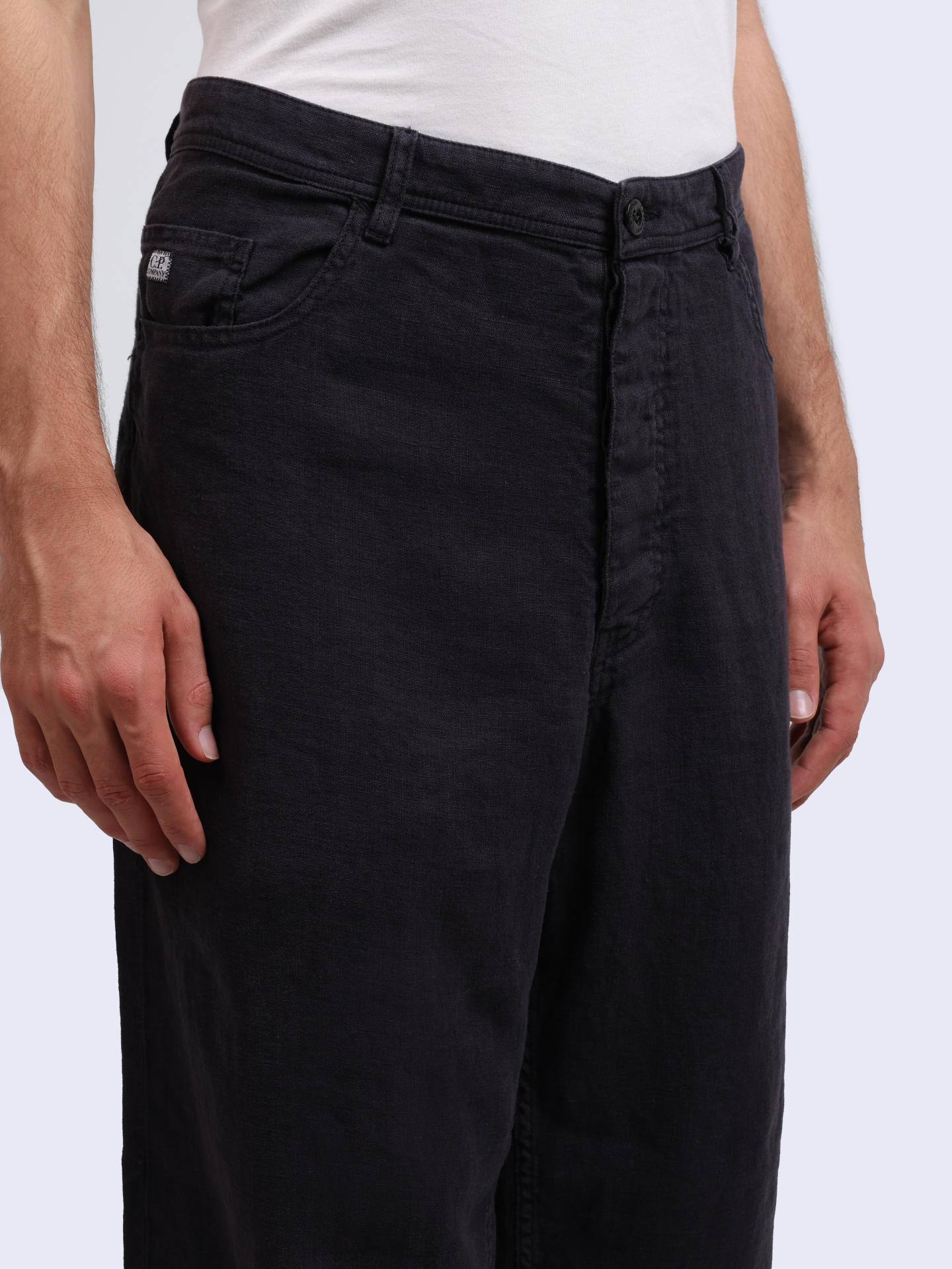 Брюки C.P. Company 18CMPA295A 1103410 888 льняные мужские — купить в интернет-магазине Verdistore