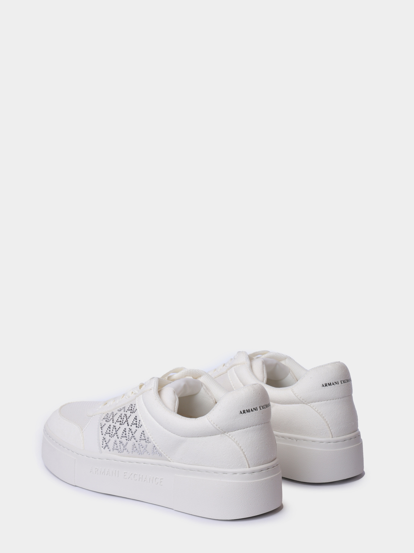 Кеды Armani Exchange XW002788 AF23057 U6223 белые женские — купить в интернет-магазине Verdistore