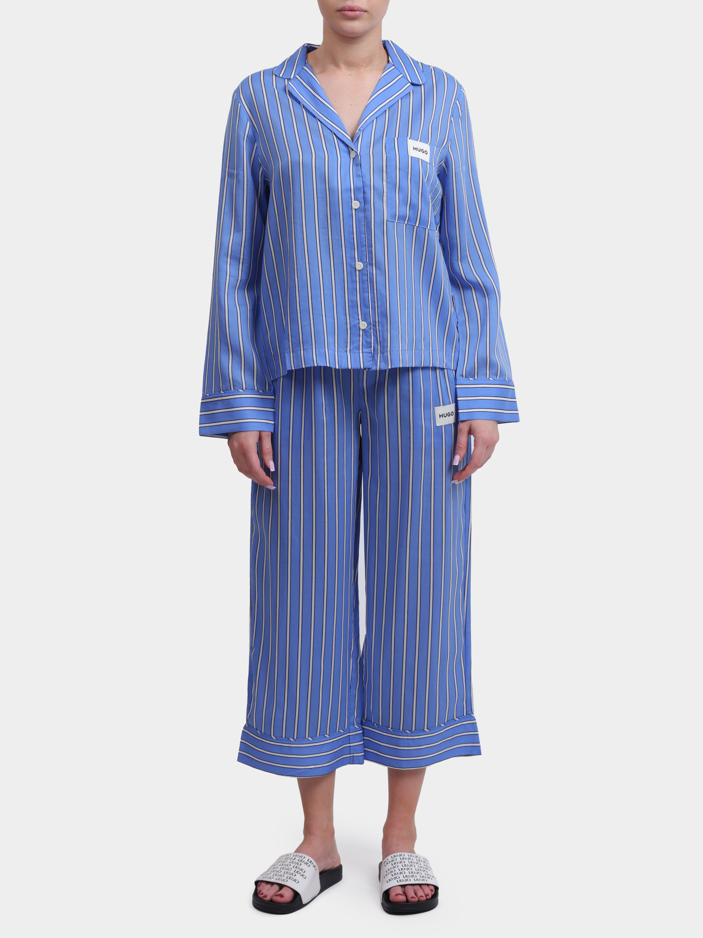 Рубашка пижамная KLEO_SHIRT 10272490 01 50544173 455 голубая женская  — купить в интернет-магазине Verdistore