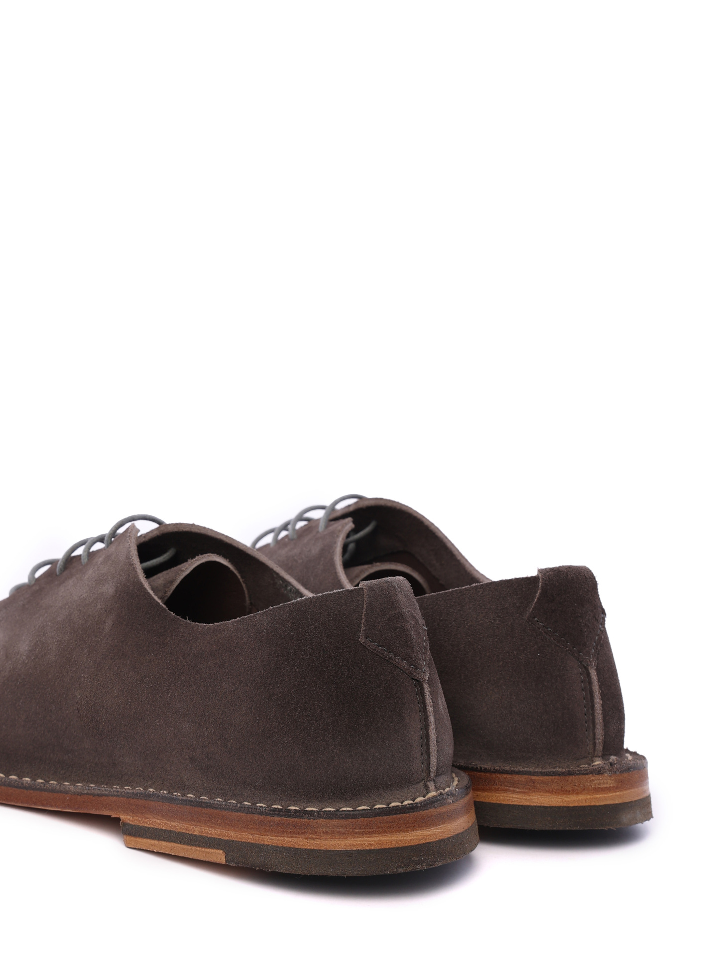 Оксфорды коричневые замшевые невысокие  — купить в интернет-магазине Verdistore