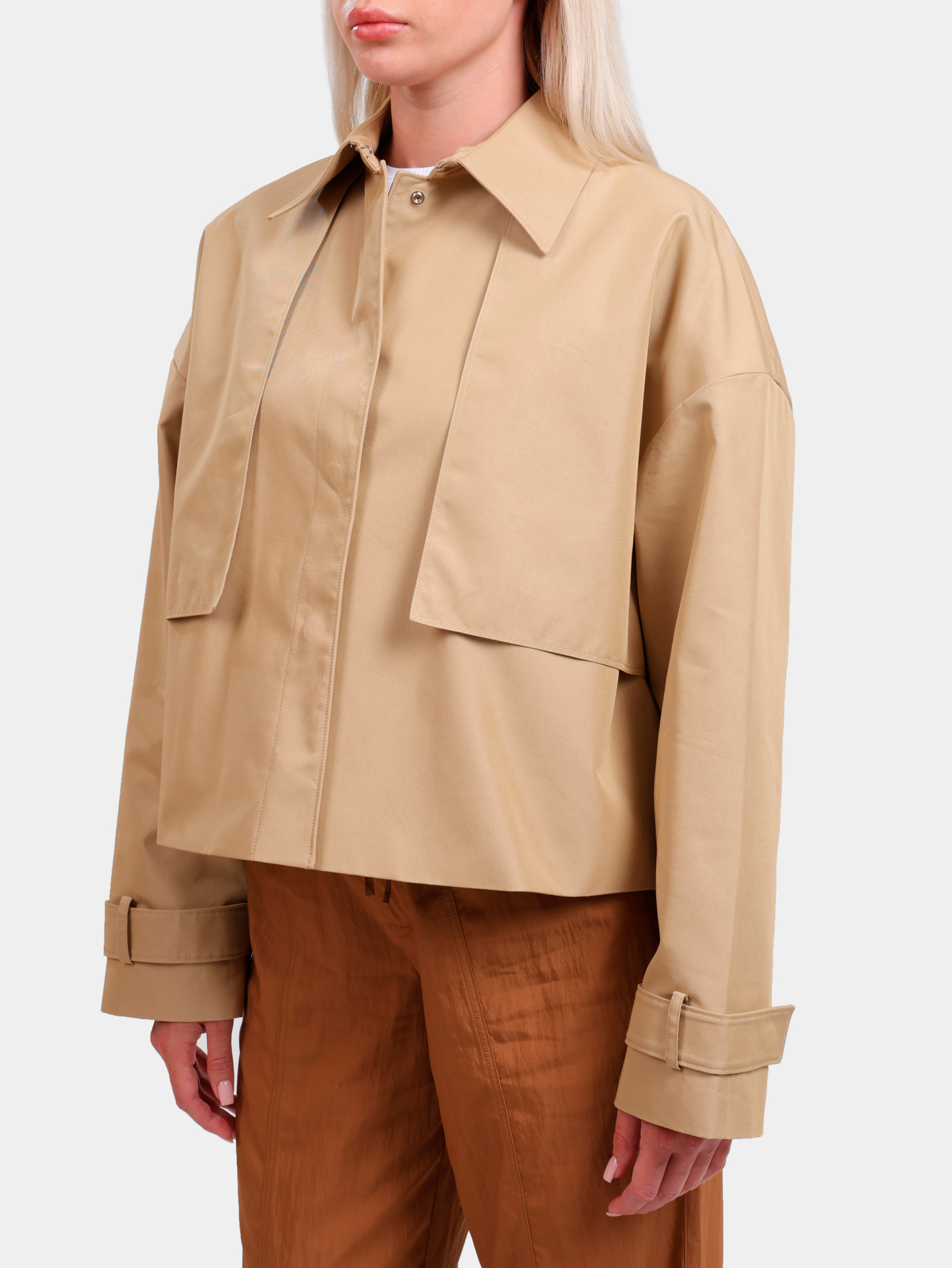 Куртка Calvin Klein K20K208379 PFN бежевая женская — купить в интернет-магазине Verdistore