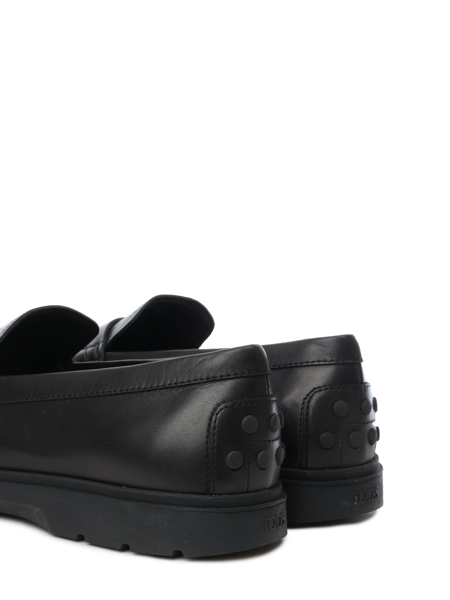 Лоферы из гладкой черной кожи  — купить в интернет-магазине Verdistore