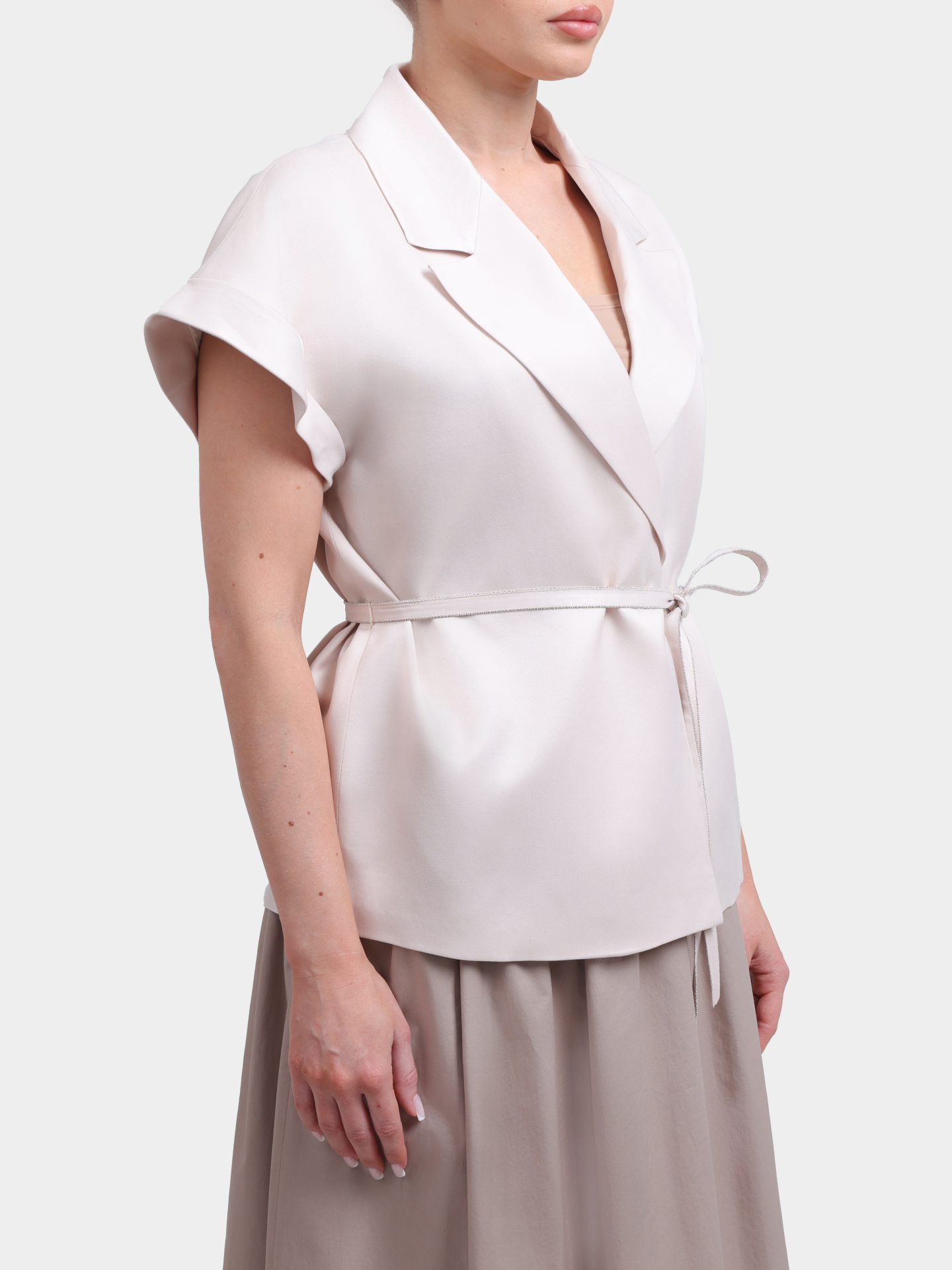 Жилеты Peserico S03036A 1955 144 женский с поясом  — купить в интернет-магазине Verdistore